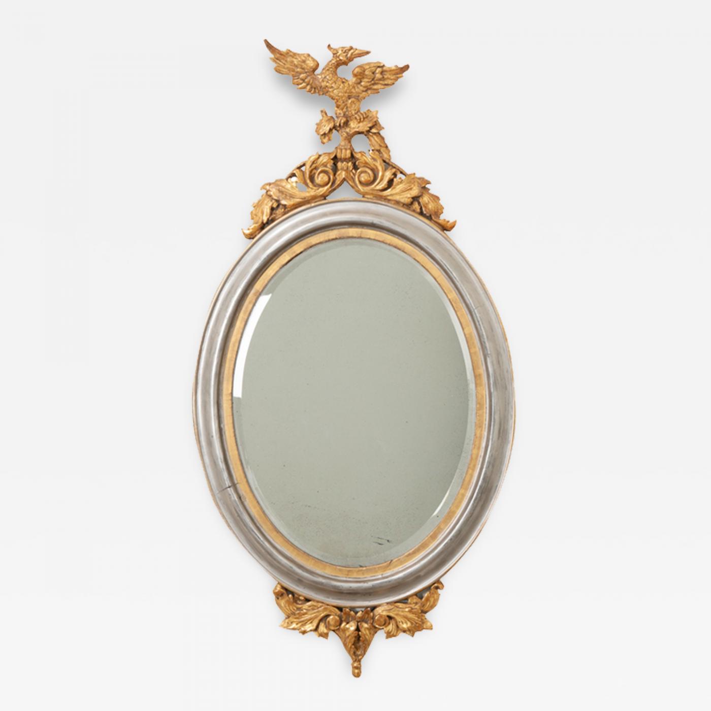 French 19th Century Louis Philippe Gold Gilt Mirror - Fireside Antiques