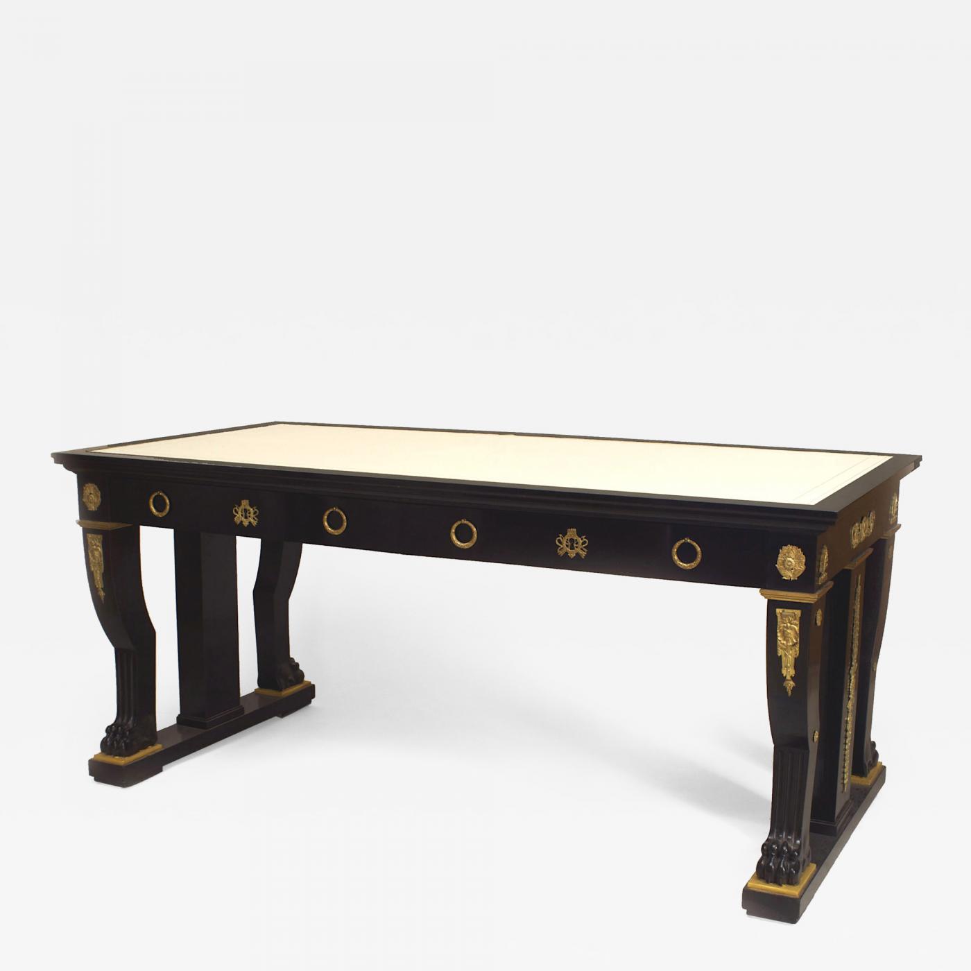 French Empire Style 19th Cent Writing Table Desk
