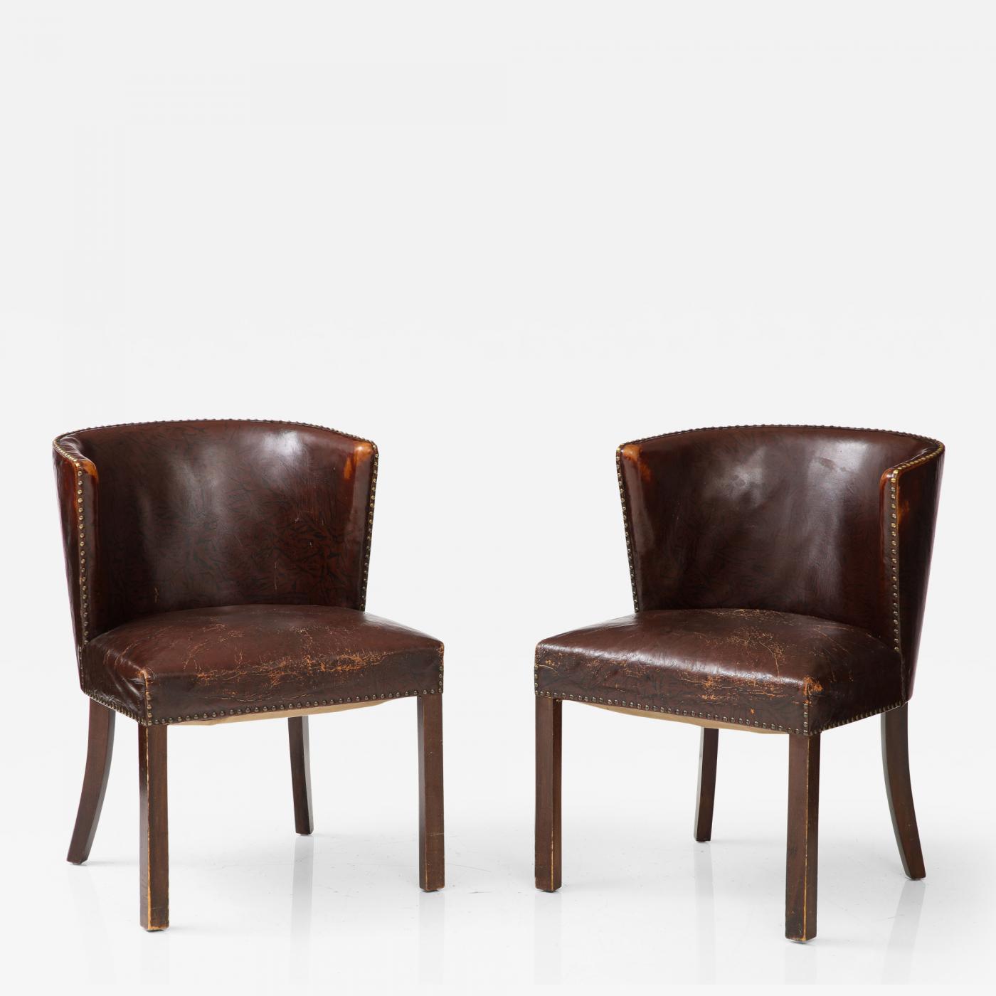 Fritz hansen leather discount chair