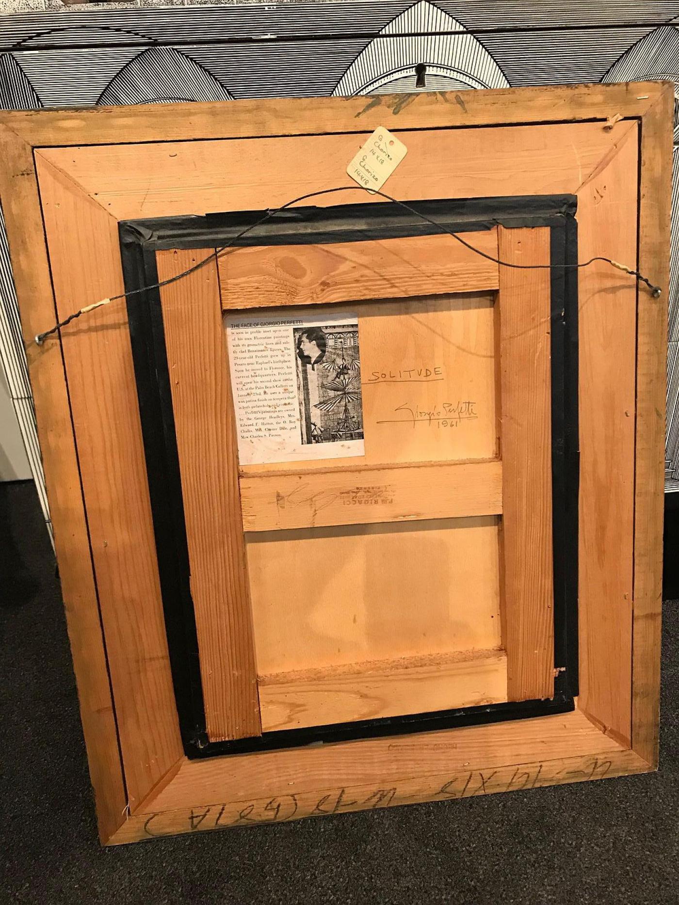 GIORGIO PERFETTI - SURREALIST PAINTING “SOLITUDE” BY GIORGIO PERFETTI