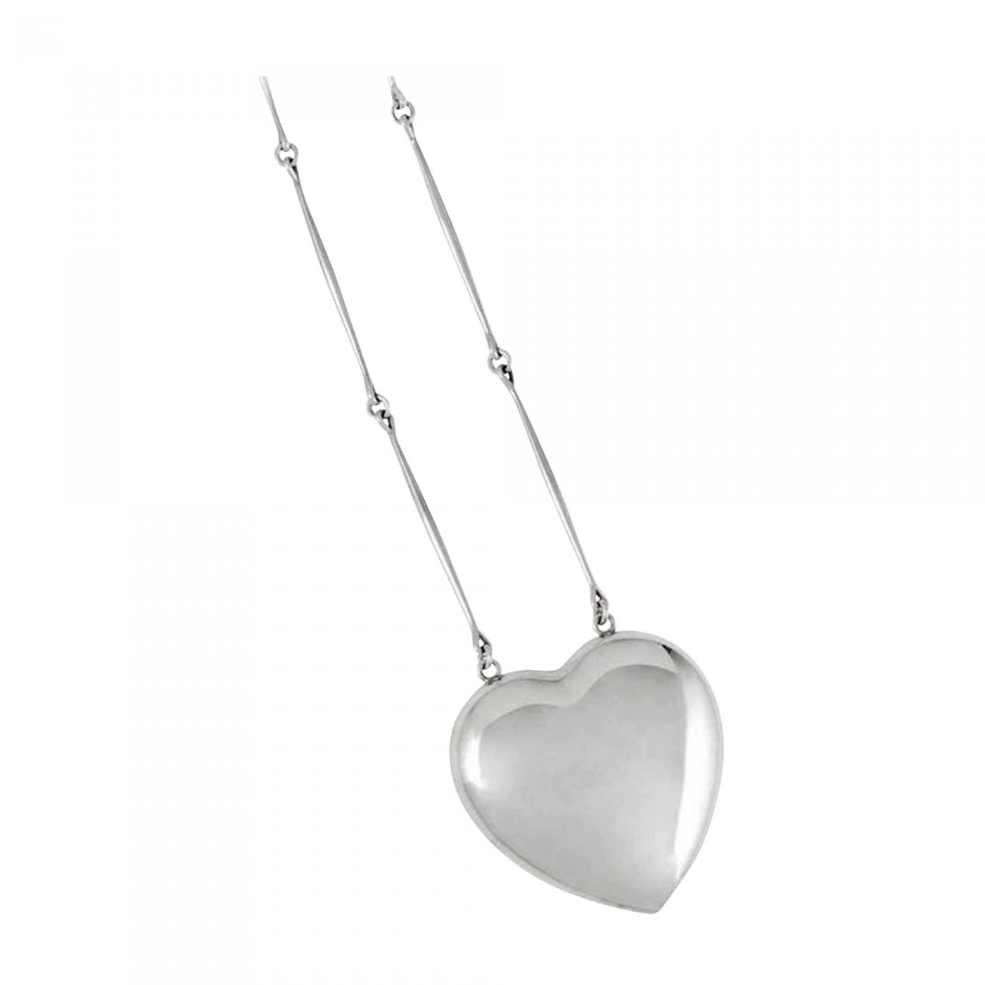 HEARTS OF GEORG JENSEN pendant and chain in sterling silver