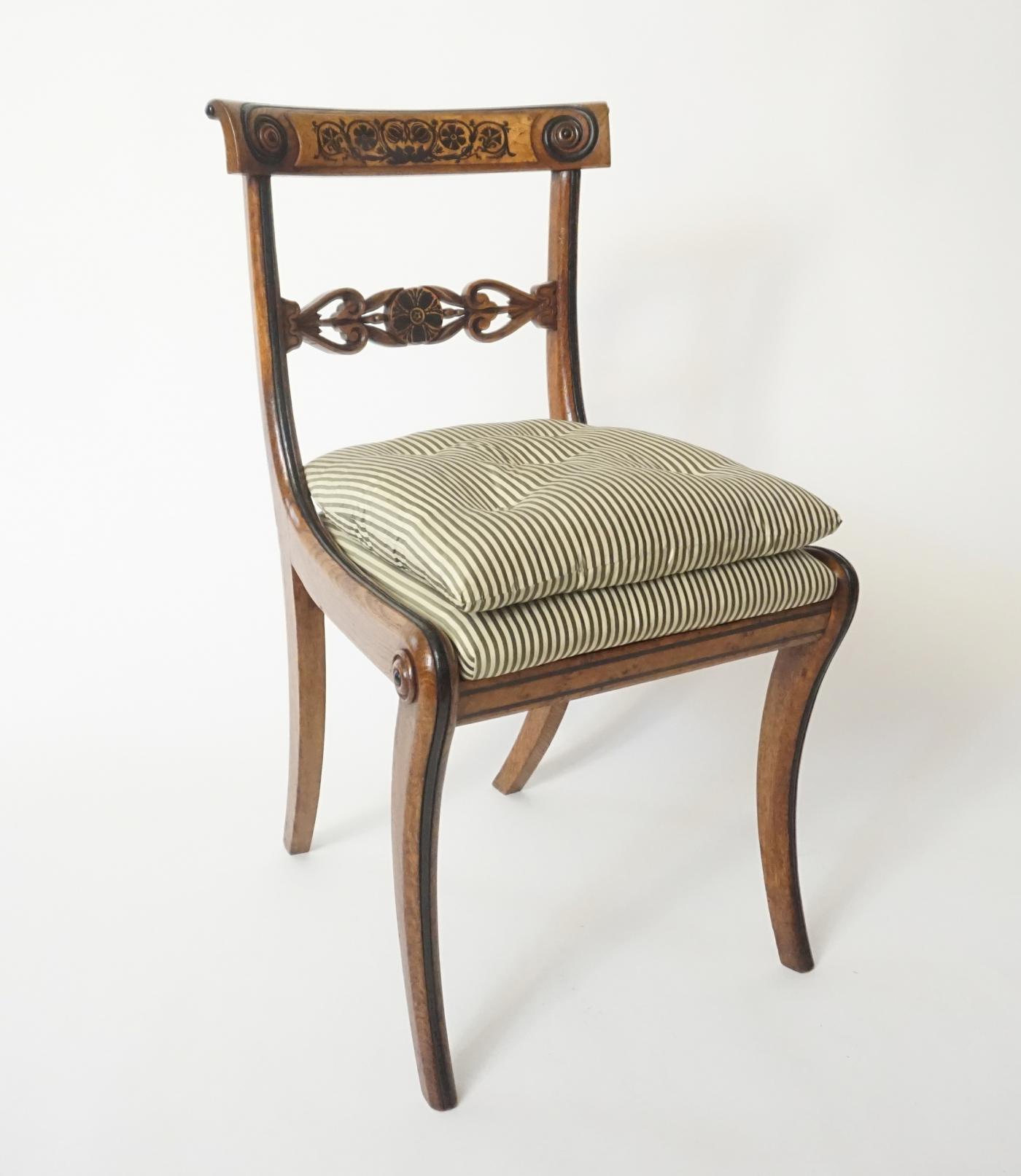 George Bullock - Chairs by George Bullock, Set of 4, England, 1816