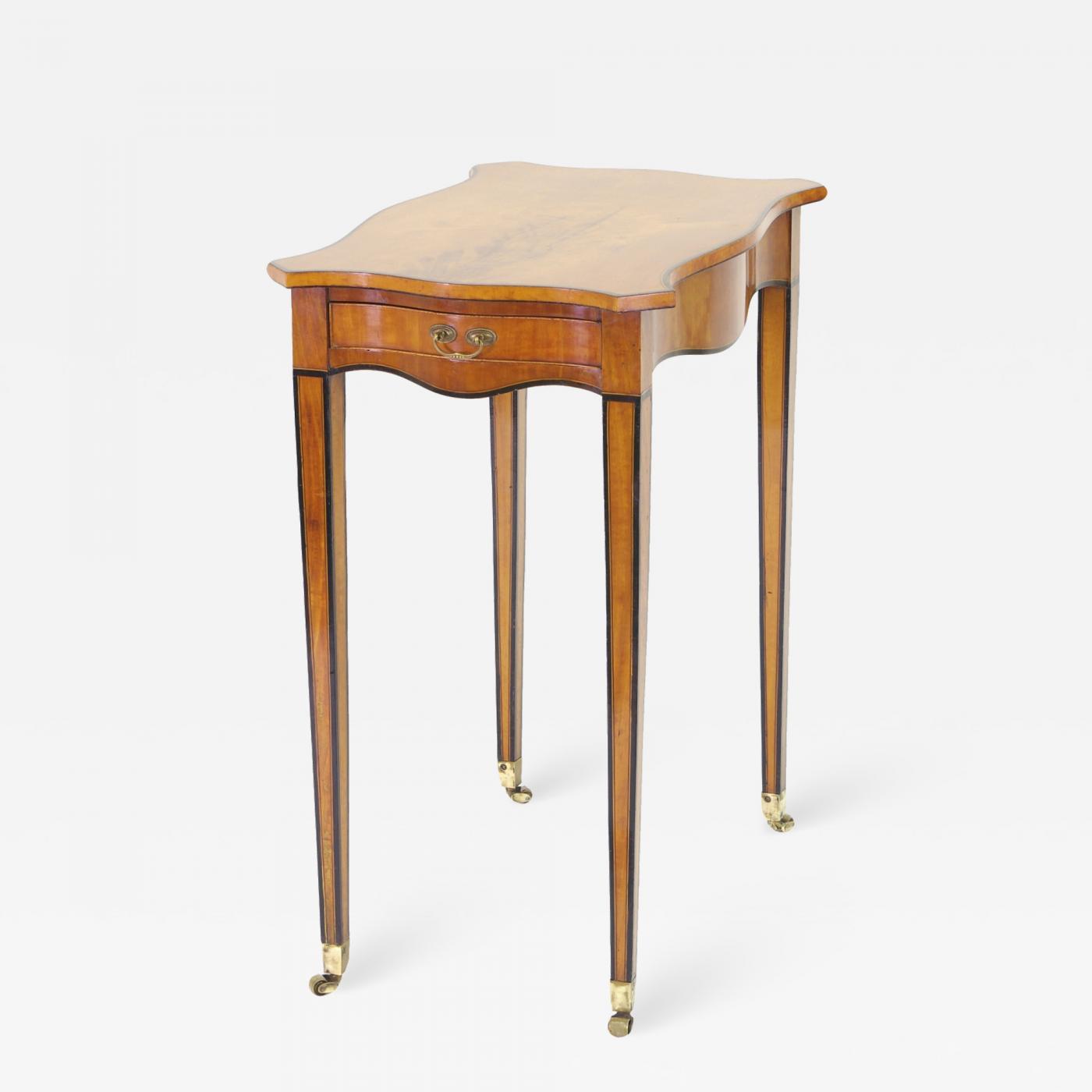 George III Satinwood Side table, c. 1790
