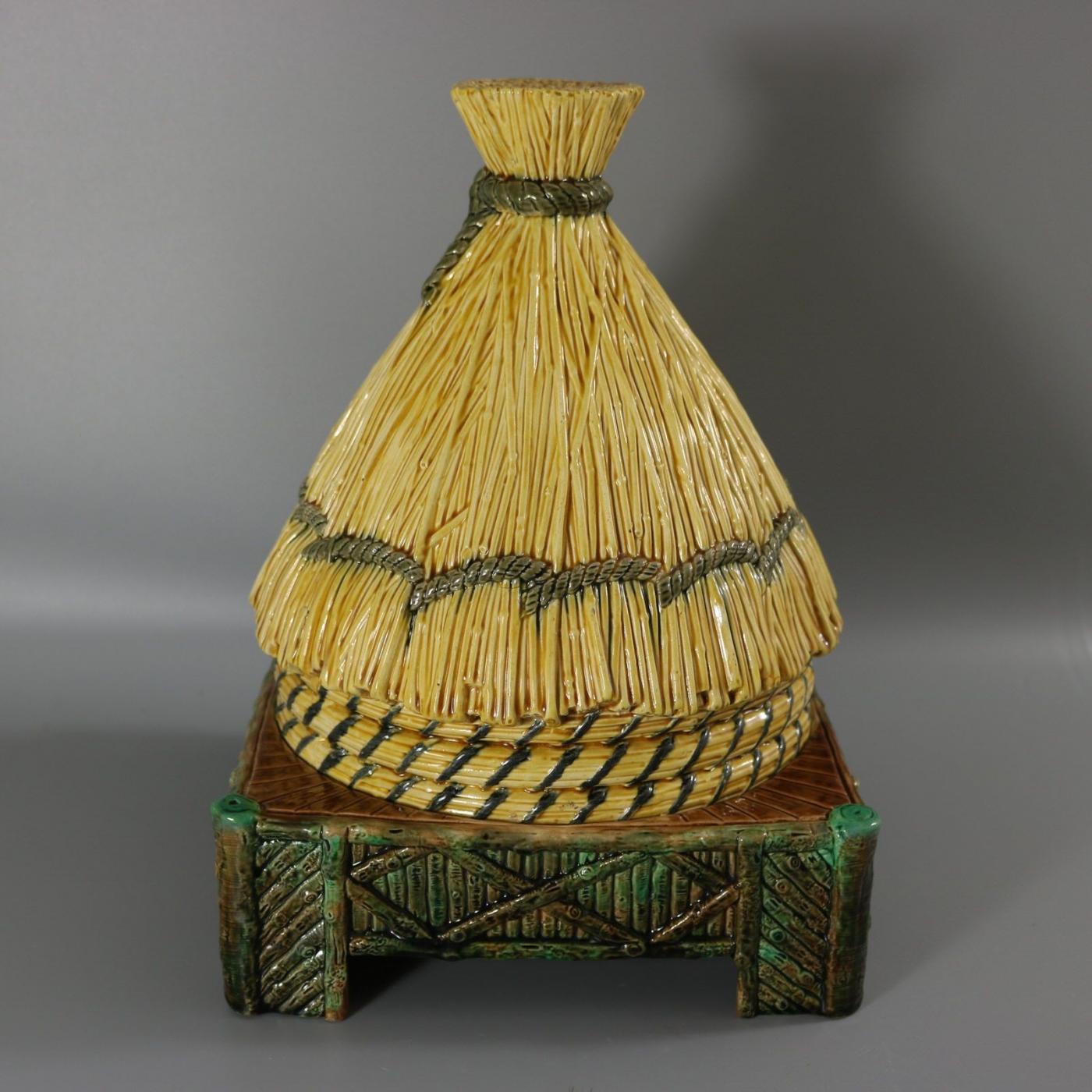 Jones Thatched Beehive Cheese Keeper