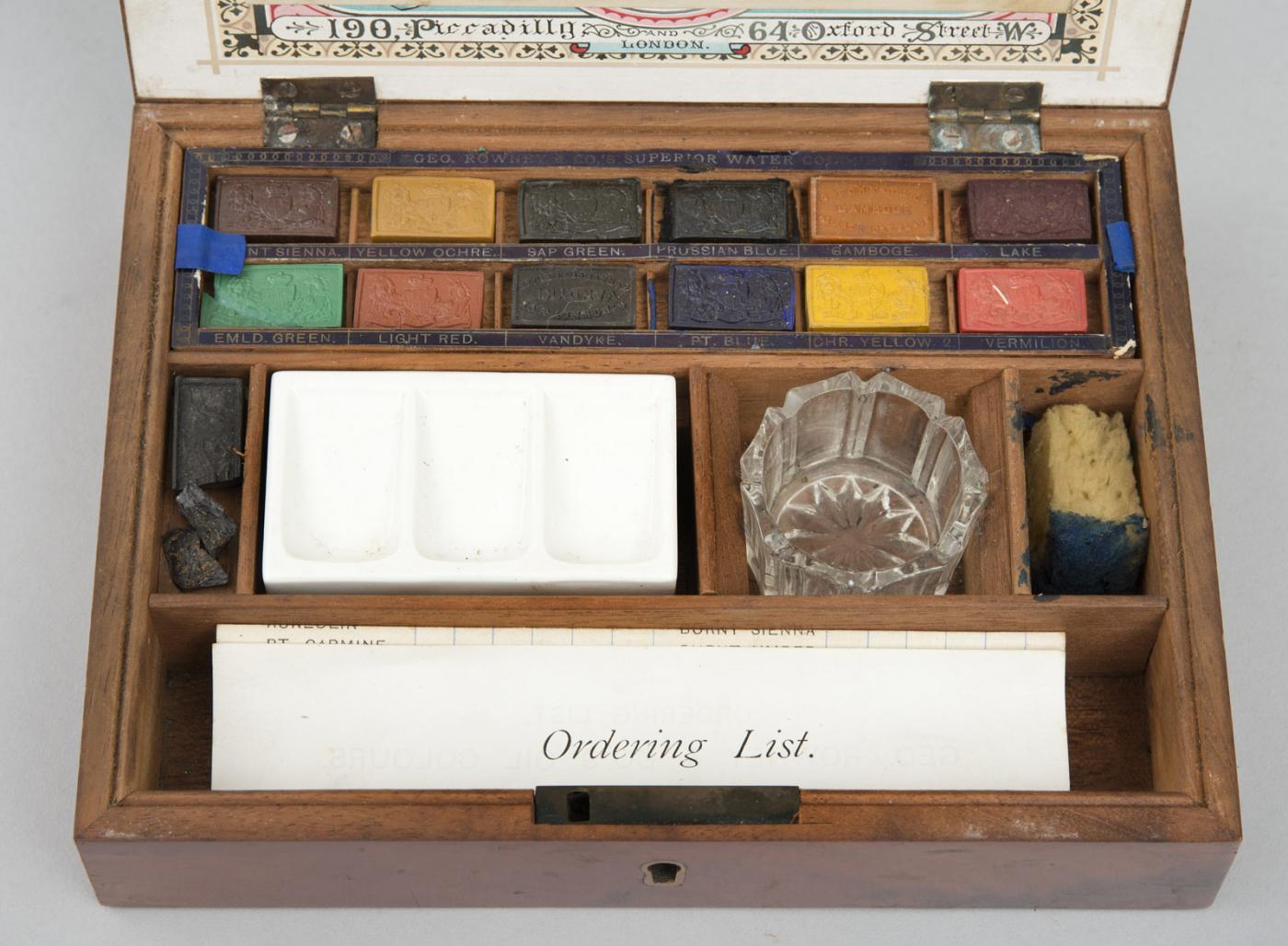 Rowney & Co Victorian Artist's Paint Box