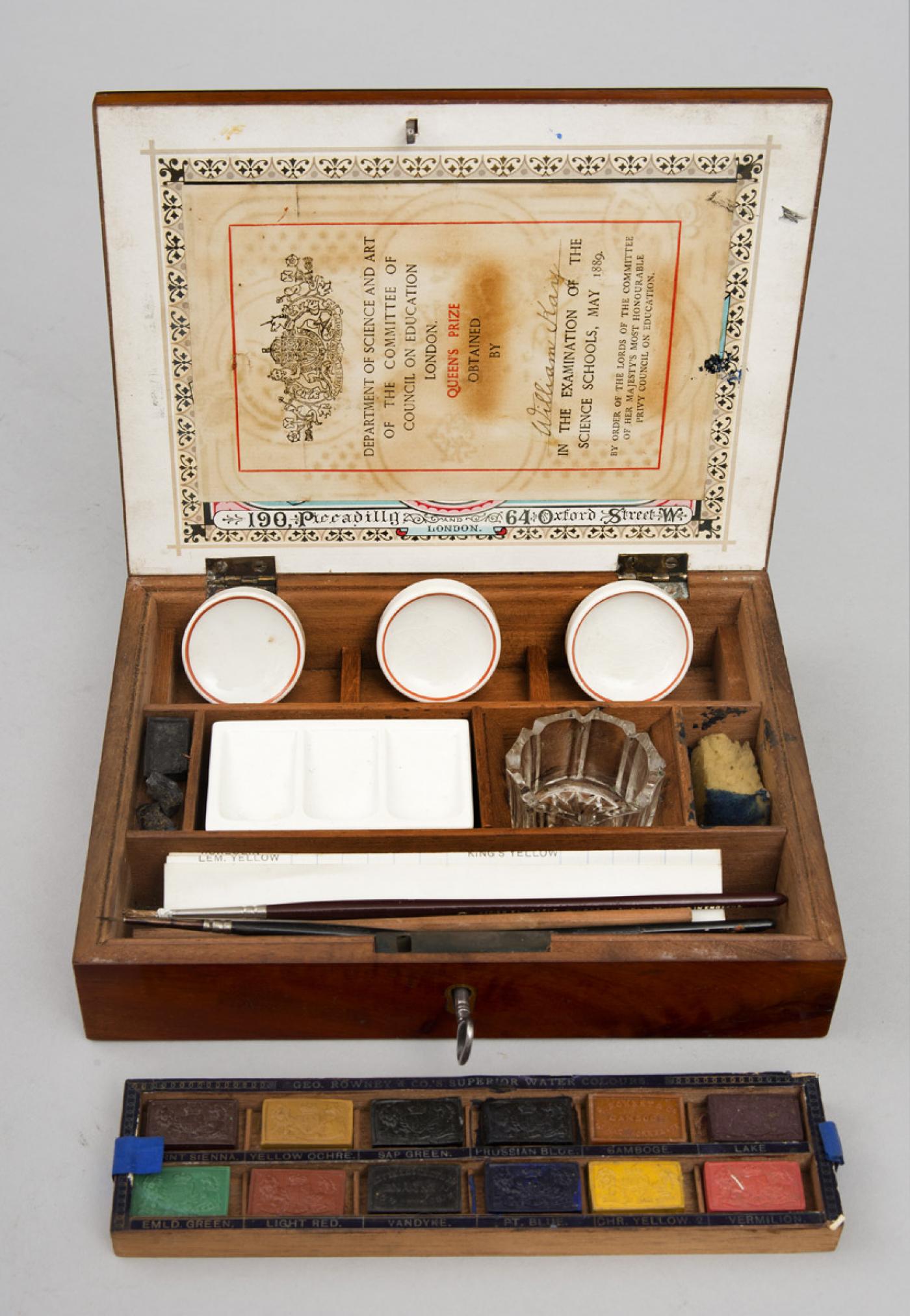 Rowney & Co Victorian Artist's Paint Box