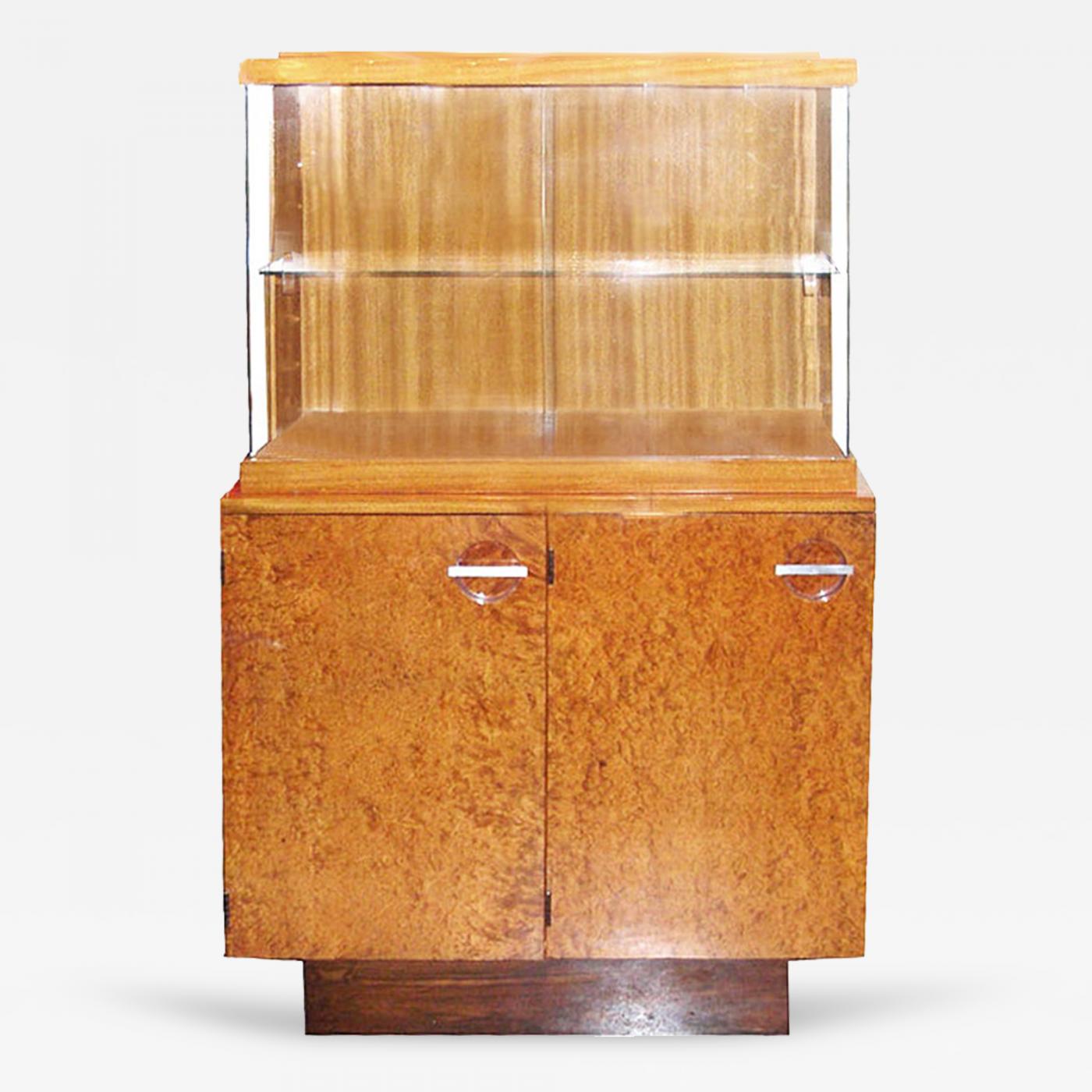 Tall Art Deco Cabinet By Gilbert Rohde For Herman Miller 1937