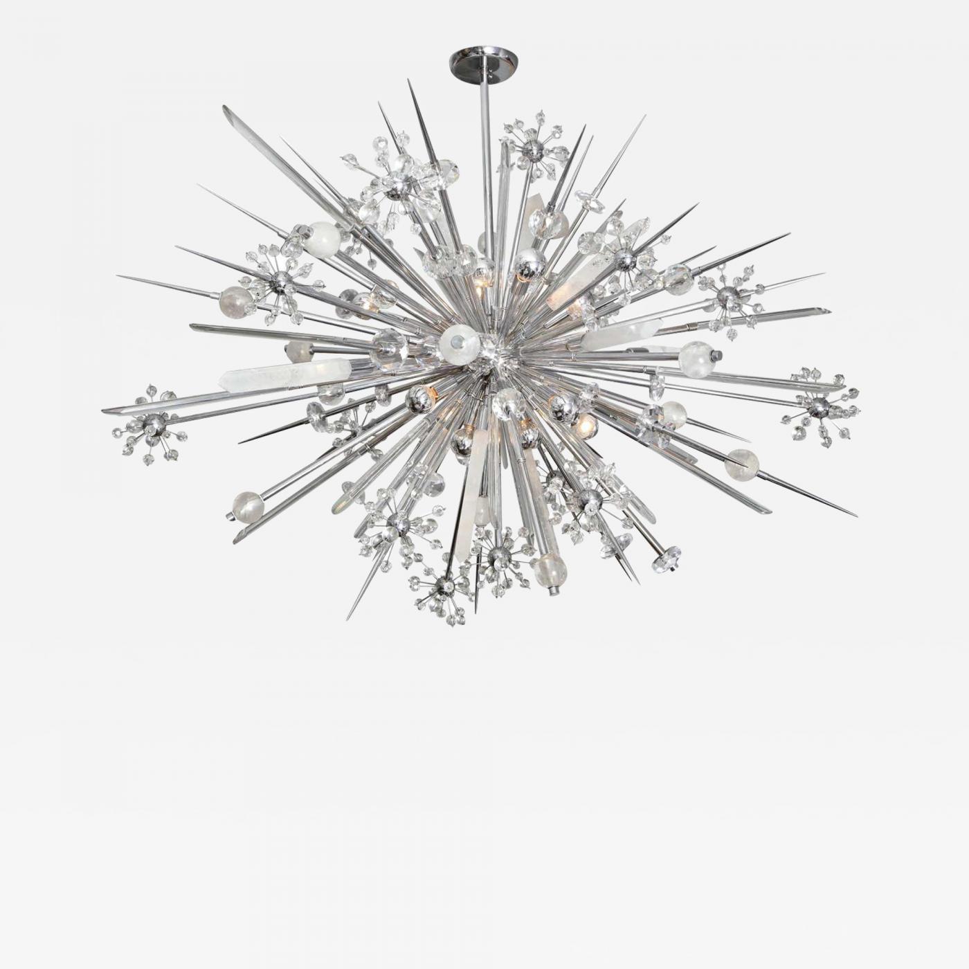 Glamorous Custom Rock Crystal Sputnik