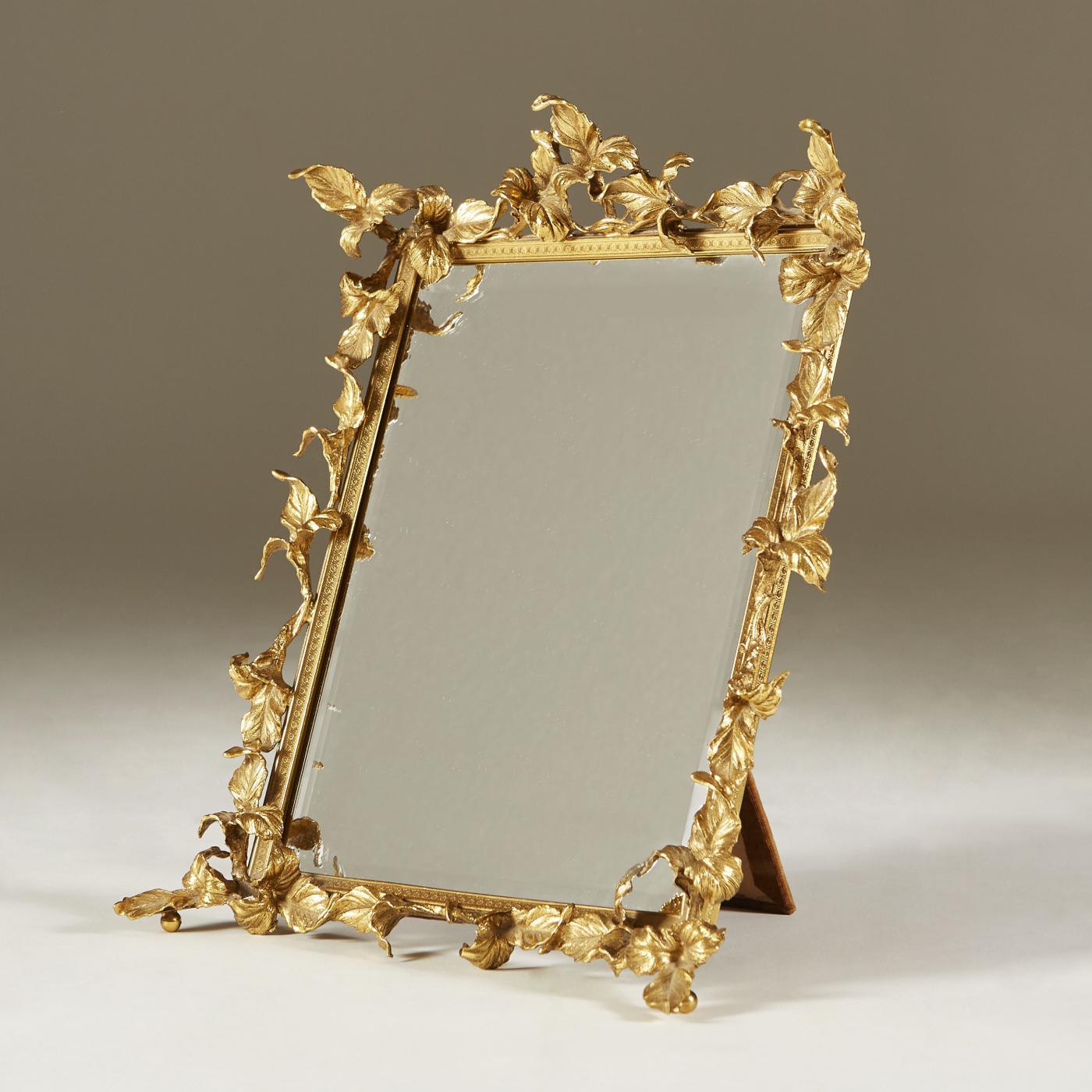 Gold US vintage dressingtable mirror