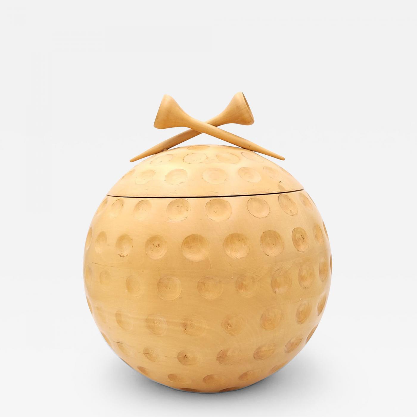 Golf Ball Ice Bucket by Alfonso Bini, Italy, 1950s