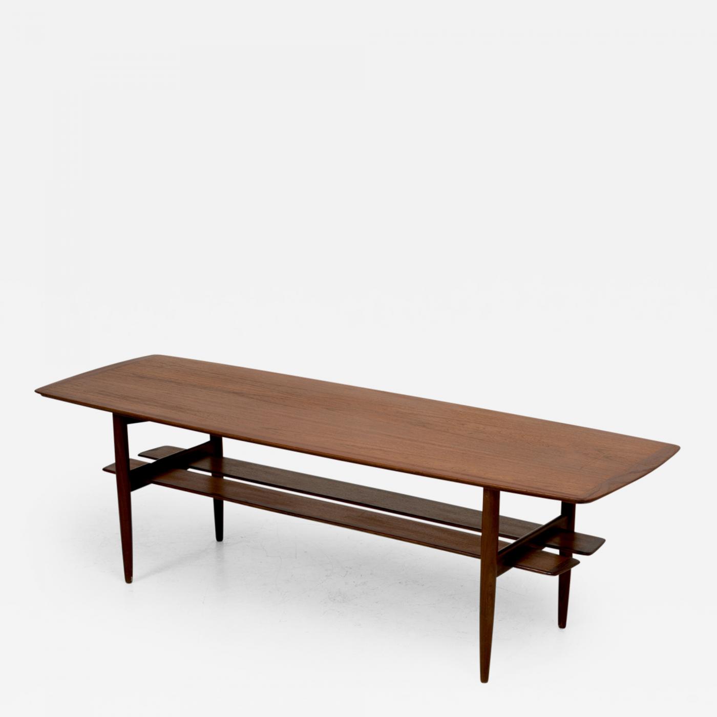 H.w. klein teak coffee table by h.w. klein for bramin mobler Kreative ideer skråvæg
