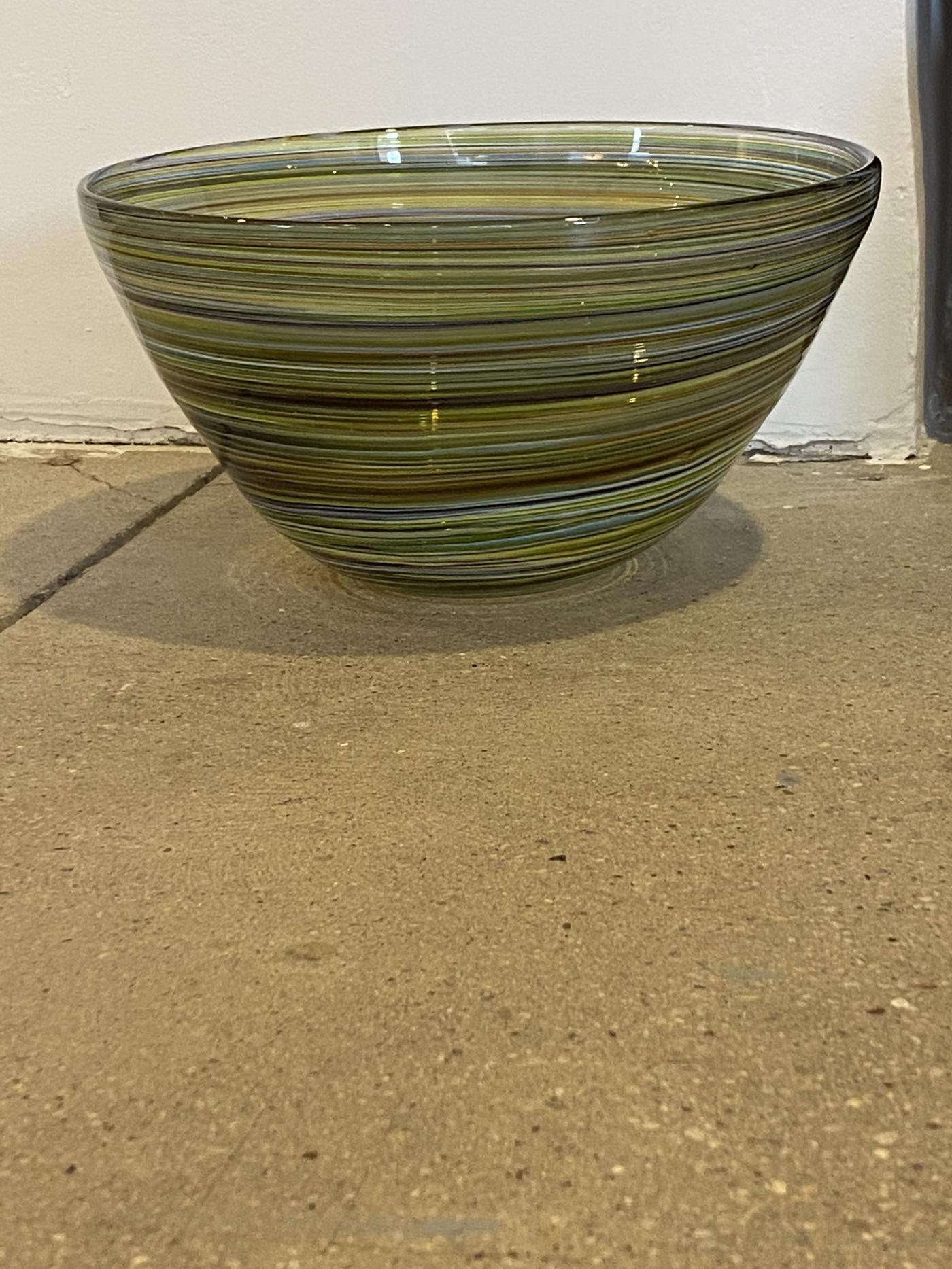 HAND BLOWN MURANO BOWL