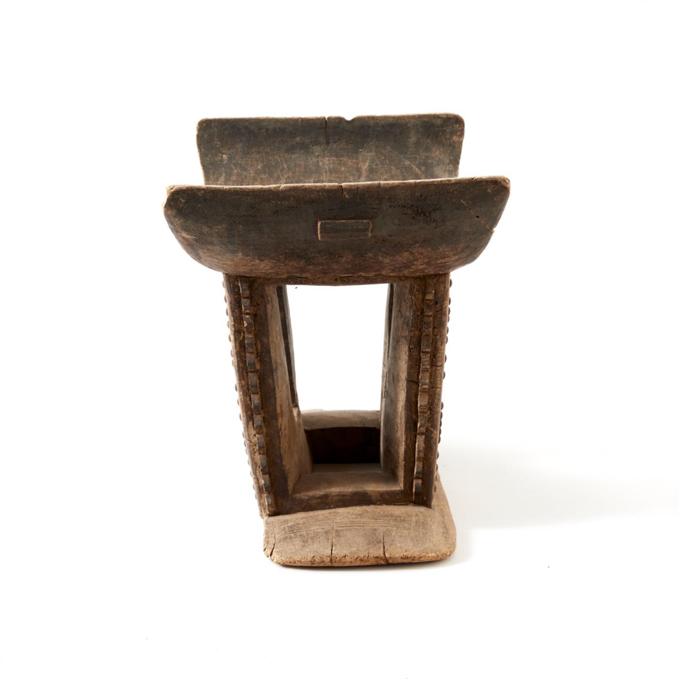HandCarved Vintage African Stool