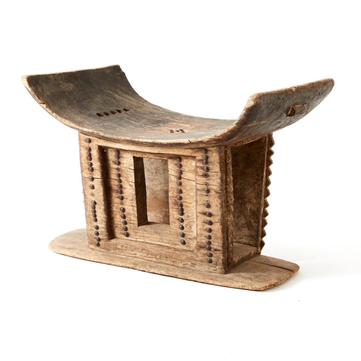 Hand carved vintage african stool