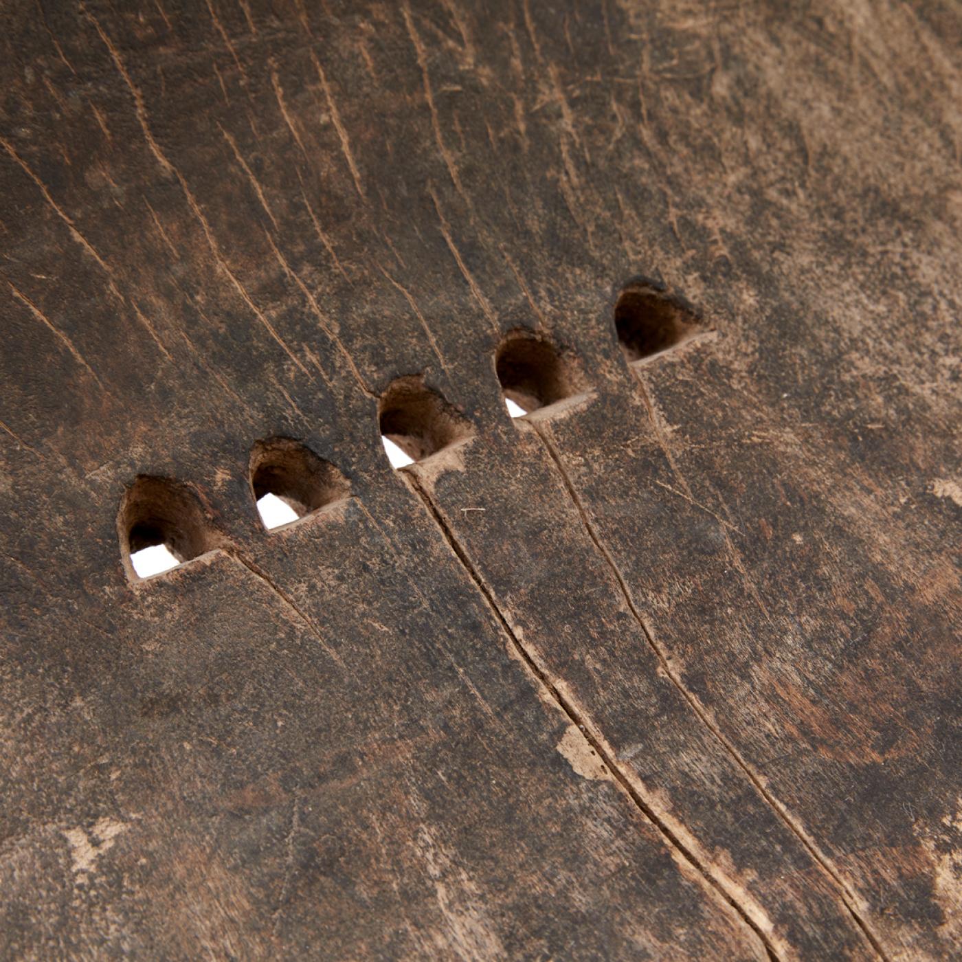 Hand carved vintage african stool