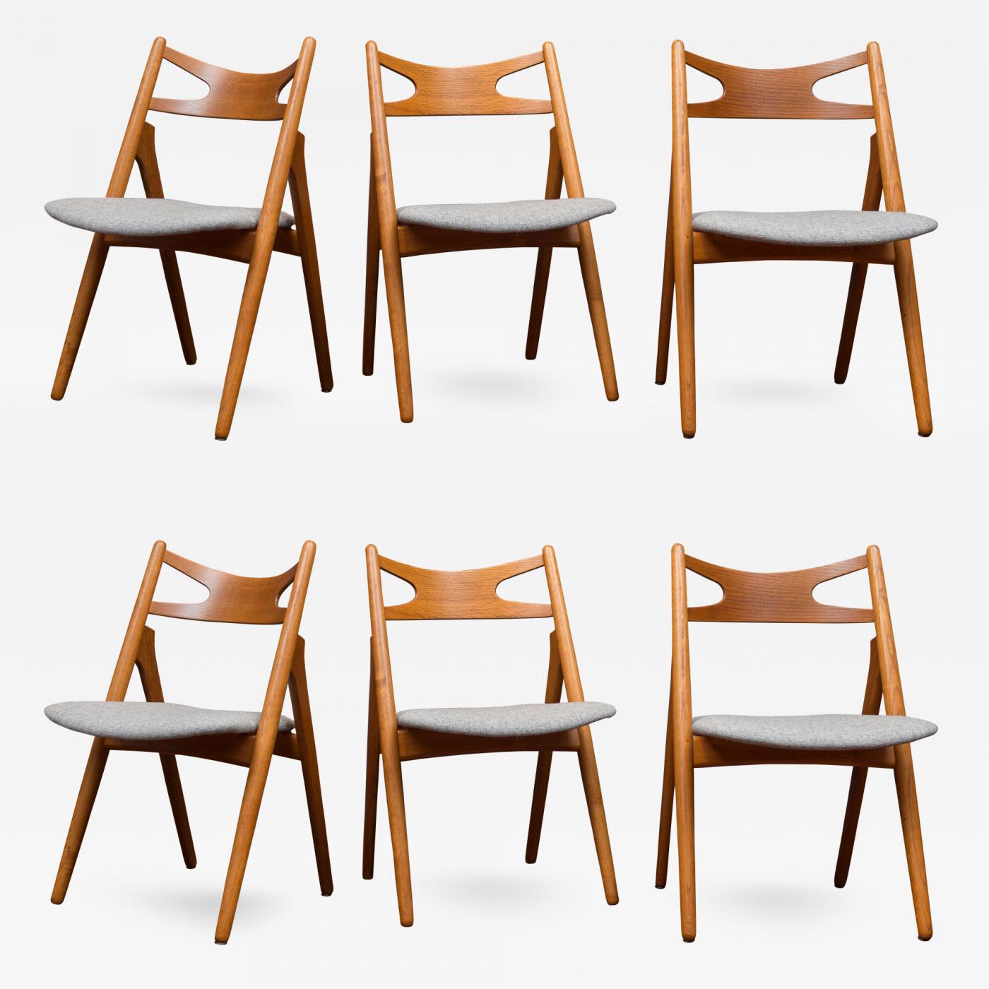 Hans Wegner Hans Wegner Sawbuck Dining Chairs