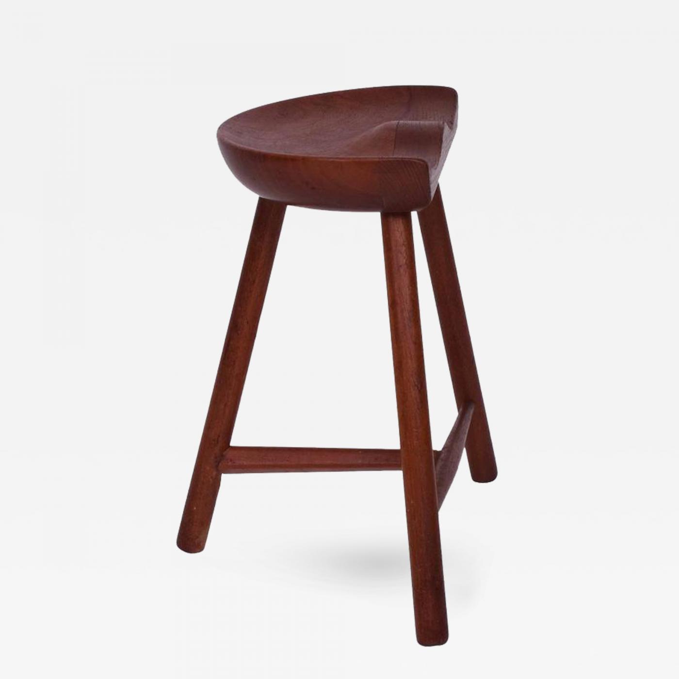 mid century low stool