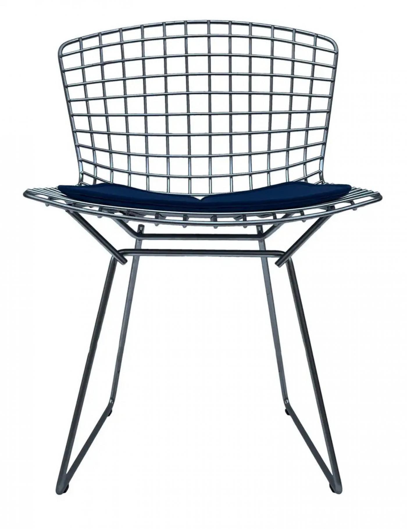 Harry Bertoia - Pair of Mid-Century Modern Wire Side or Dining Chairs ...