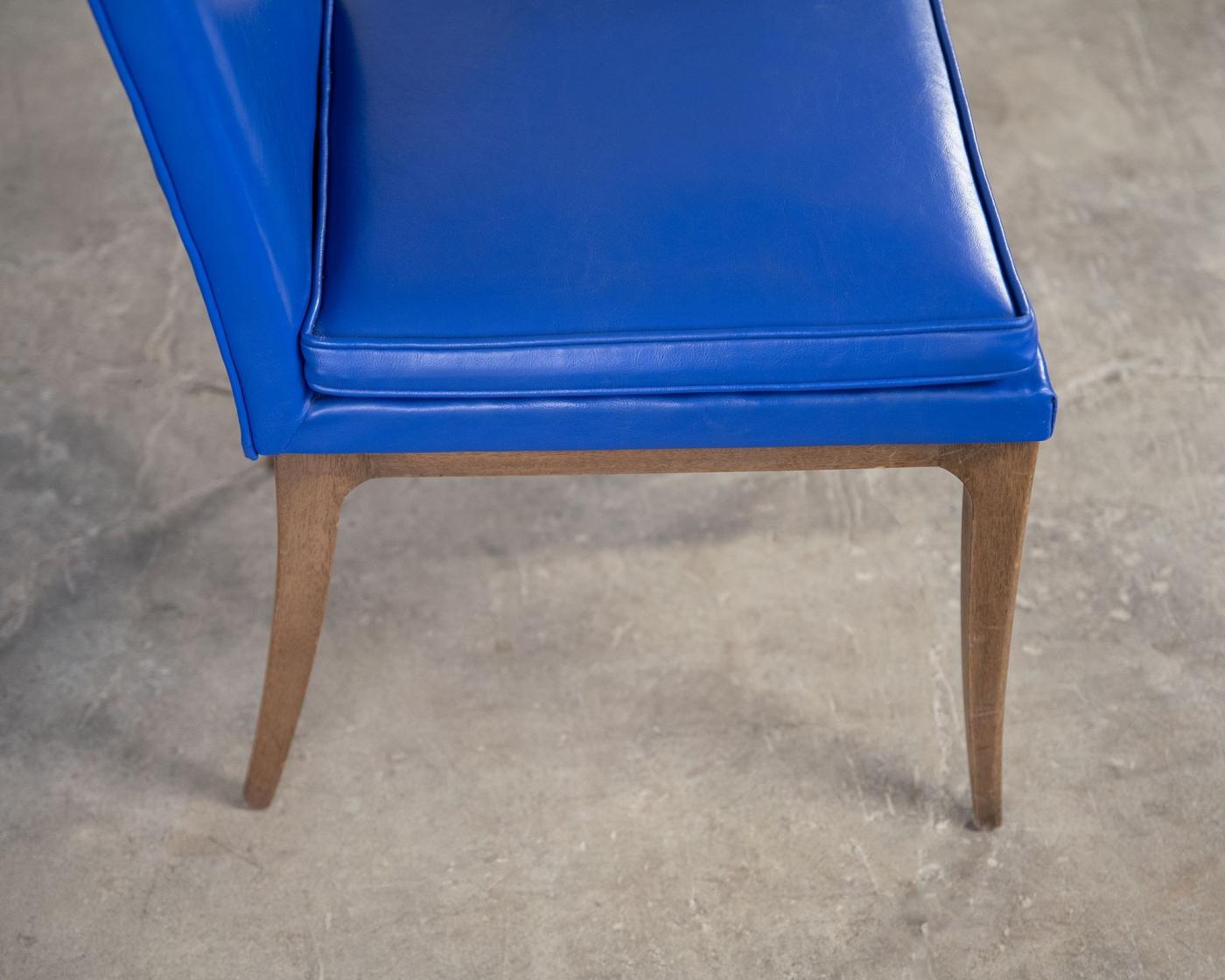 Harvey Probber Set of Eight Sabre Leg Dining Chairs by Harvey Probber