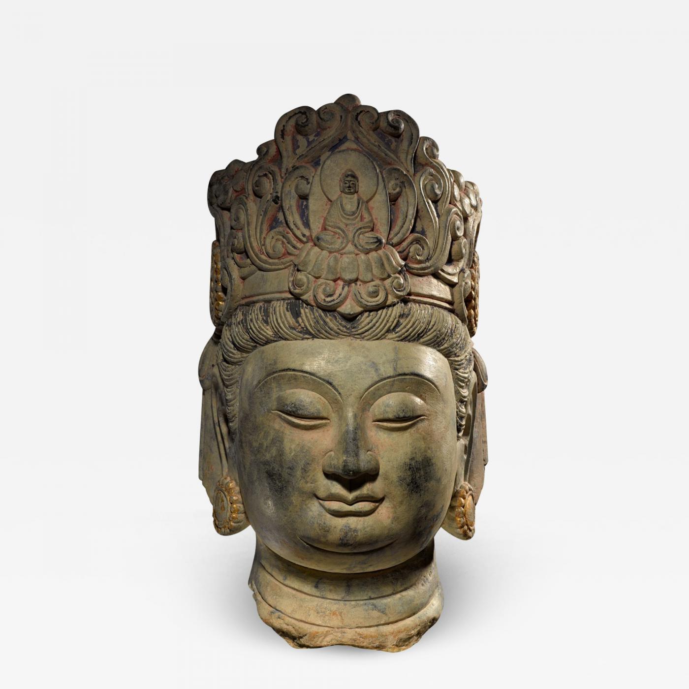 Head of Bodhisattva, Tang Dynasty