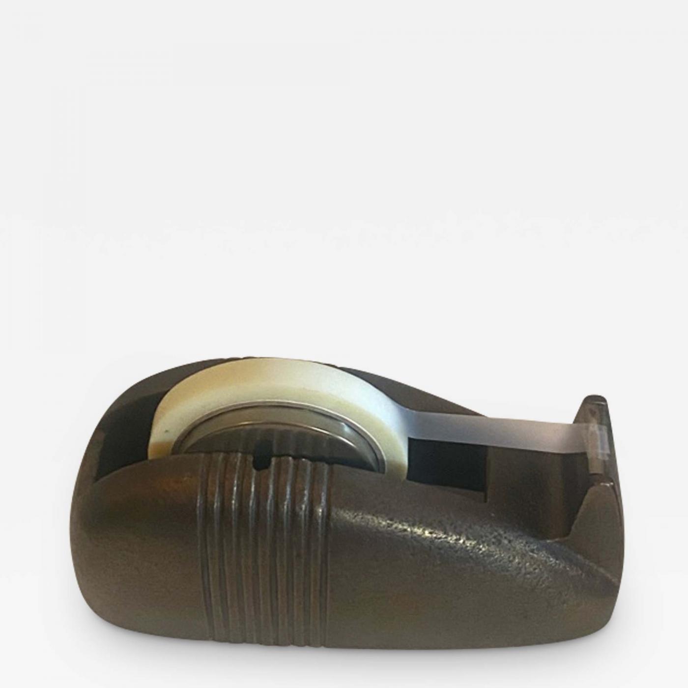 Modernist Industrial Style CNC Machined Solid Aluminum Tape Dispenser 