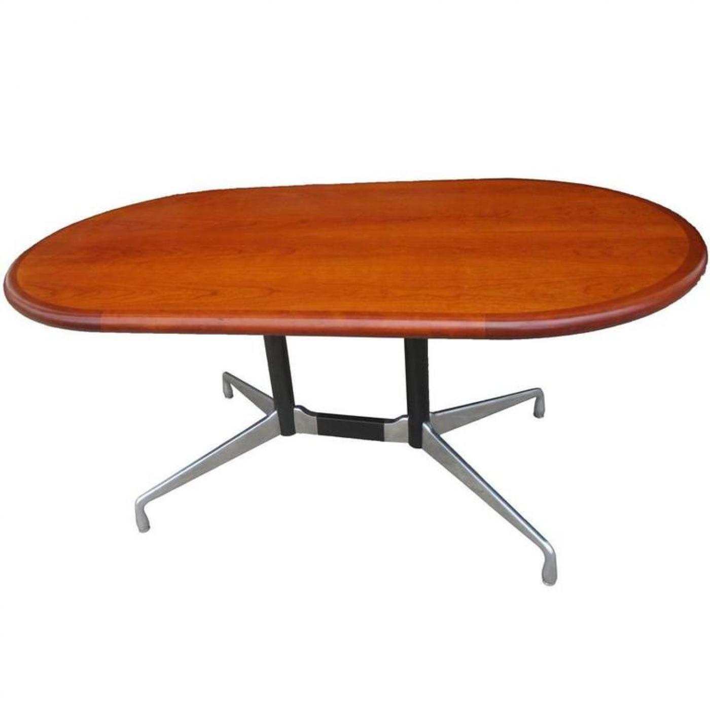 Herman Miller Vintage Herman Miller Table or Desk with Knoll Walnut Top