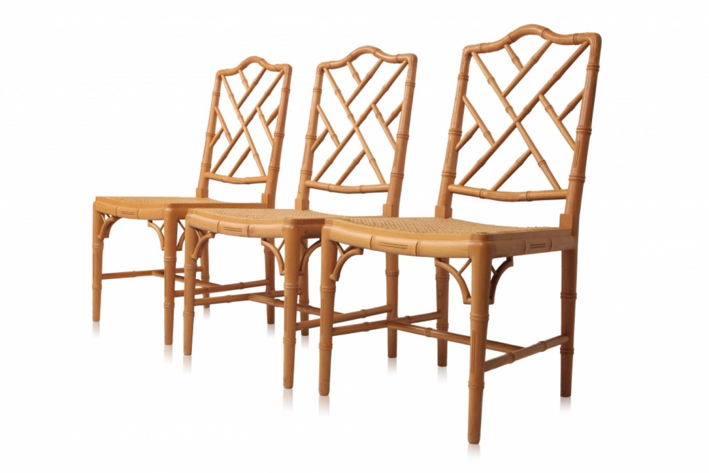 Hollywood Regency Bamboo Chairs