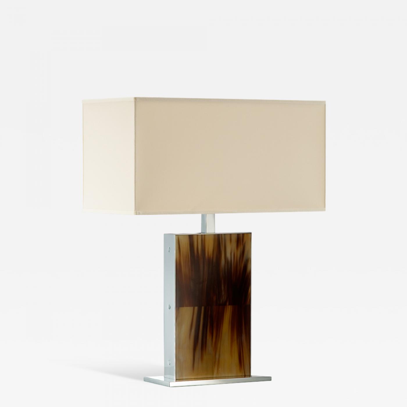 horn table lamp
