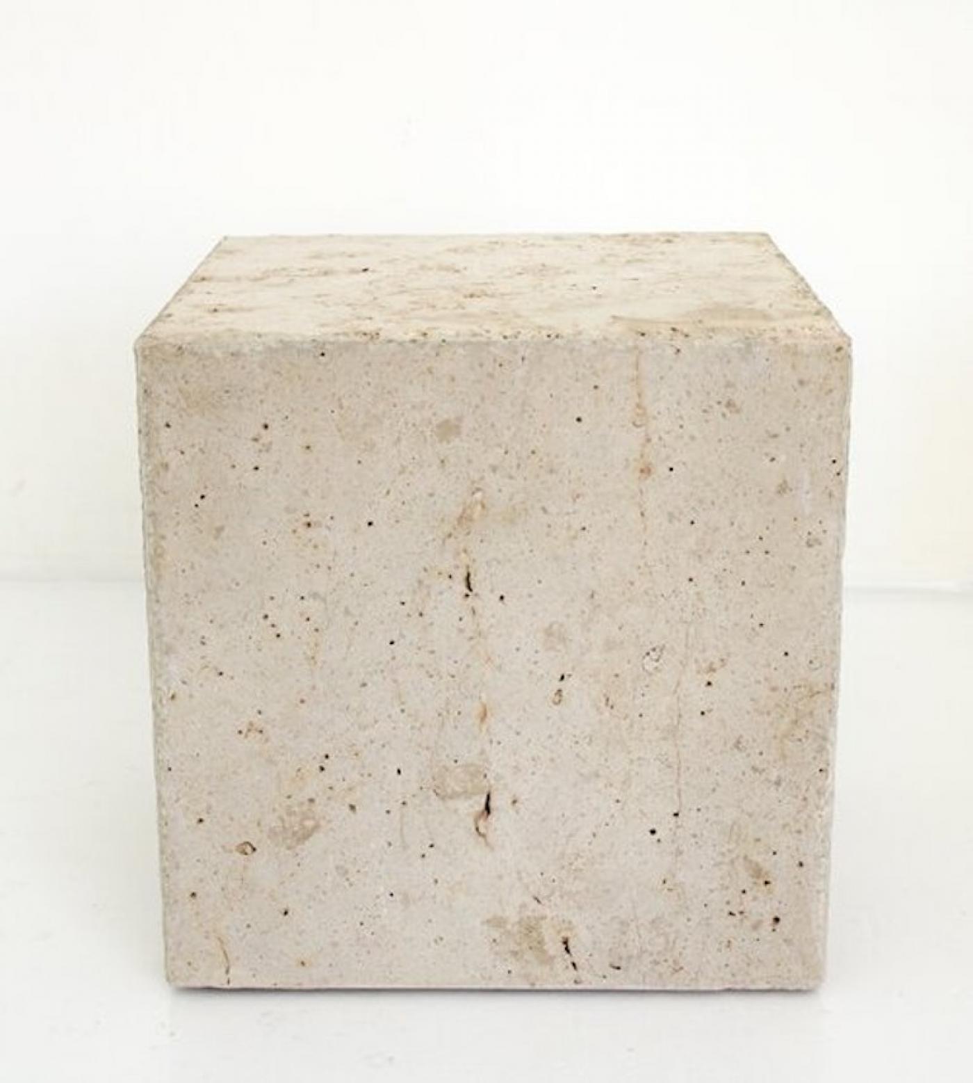 ITALIAN CREAM TRAVERTINE SIDE TABLES OR COFFEE TABLES