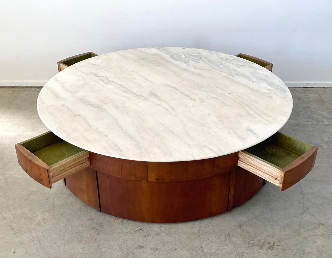 ITALIAN MARBLE COFFEE TABLE