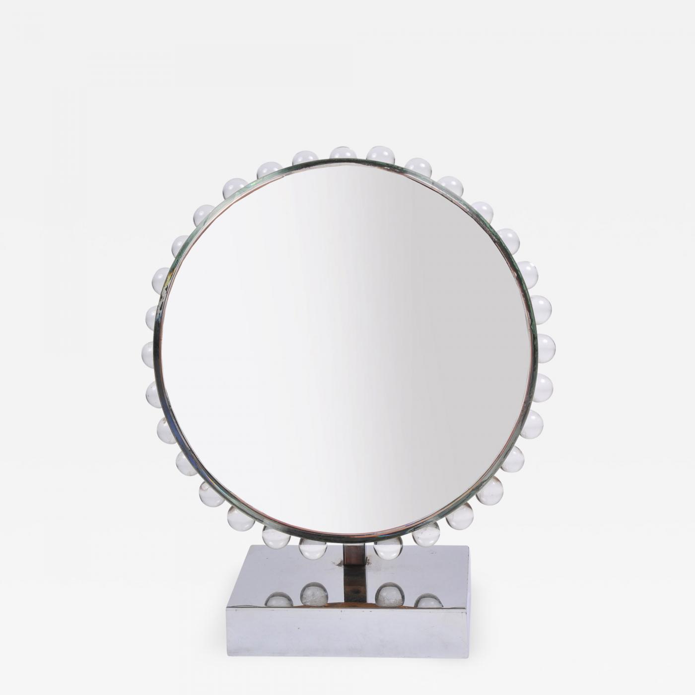 all glass dressing table mirror