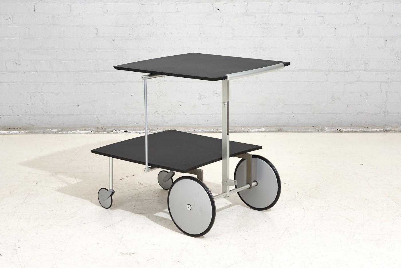 Raul Barbieri Italian Convertible Bar Cart / Coffee Table, Raul