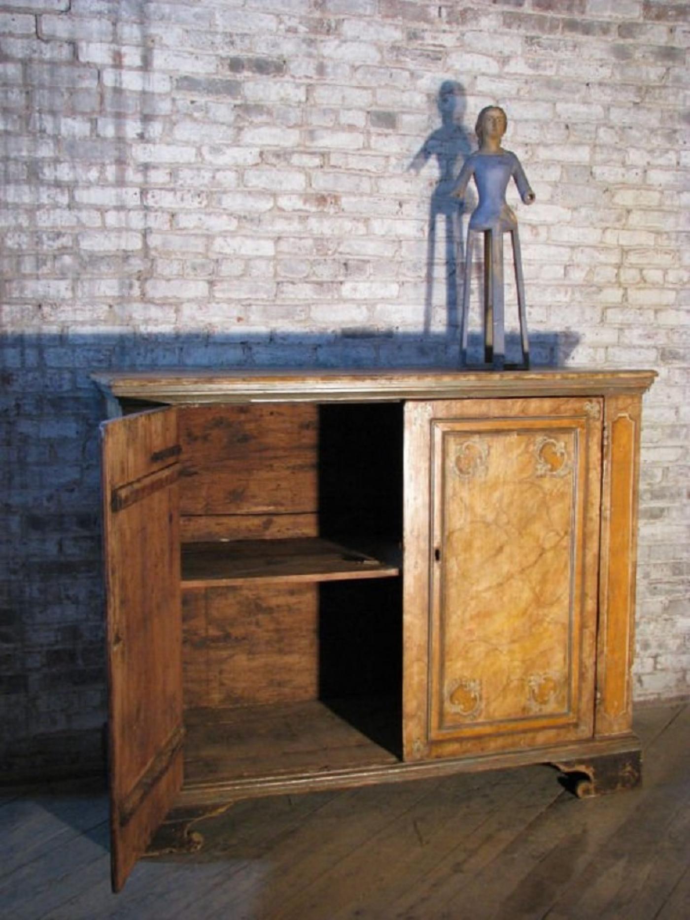 Italian Painted Credenza