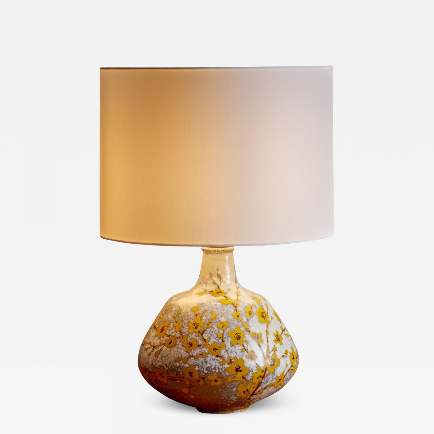 Grey and hot sale yellow table lamps