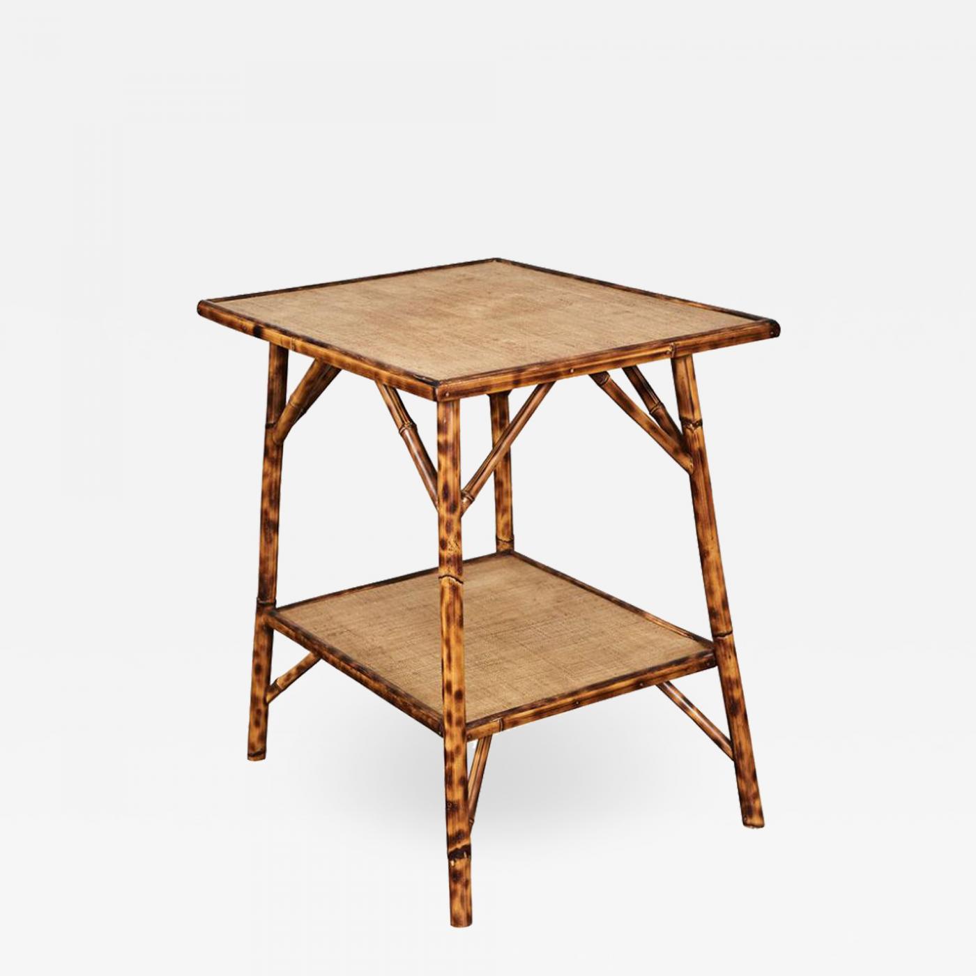 Jw Custom Line Tiger Bamboo Side Table