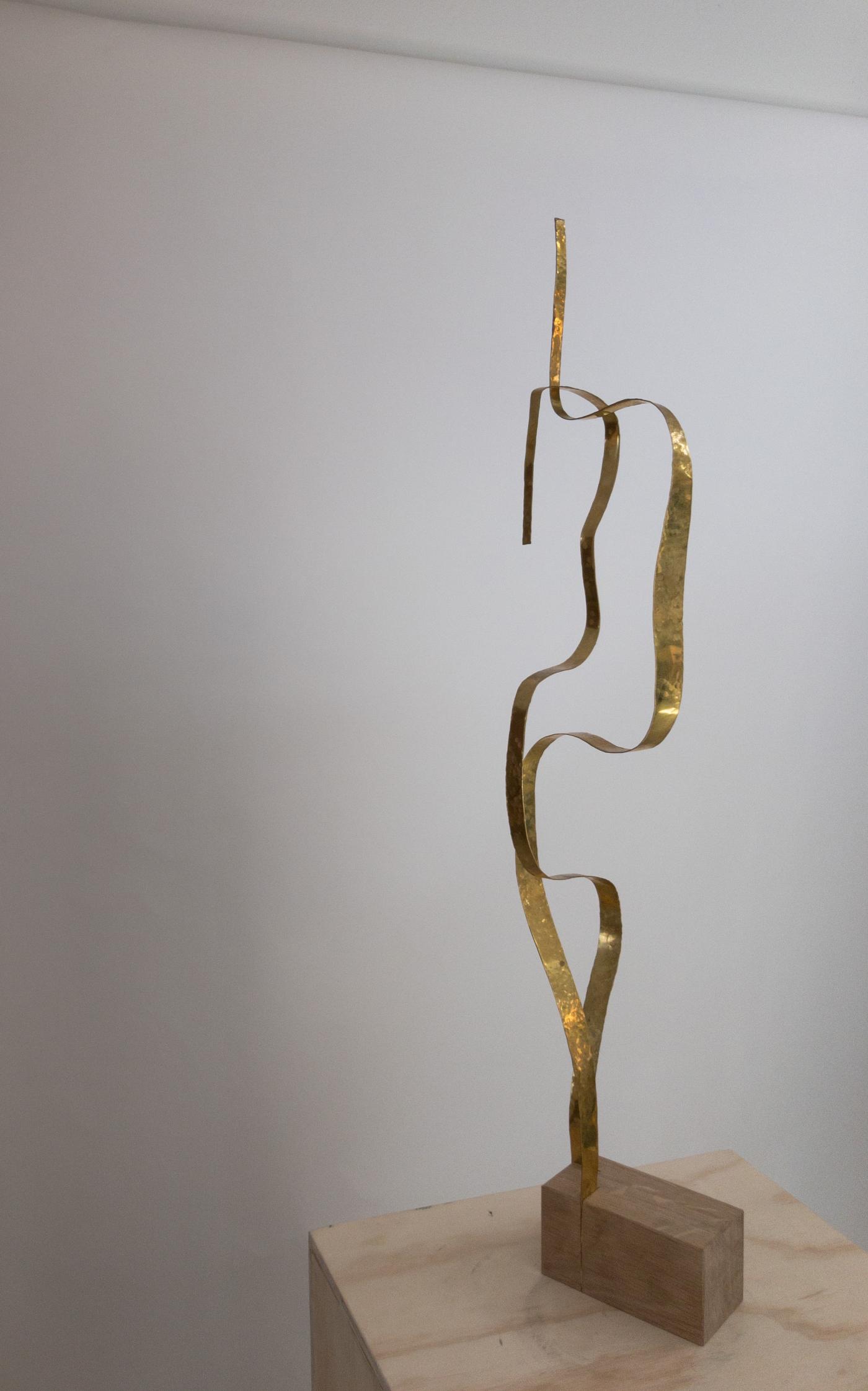 Jacques Jarrige - Sculpture in Brass by Jacques Jarrige 