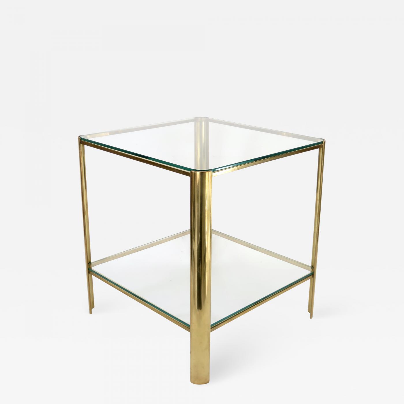Jacques Quinet French Bronze And Glass Side Table For Maison Malabert Jacques Quinet French Bronze And Glass Side Table For Maison Malabert