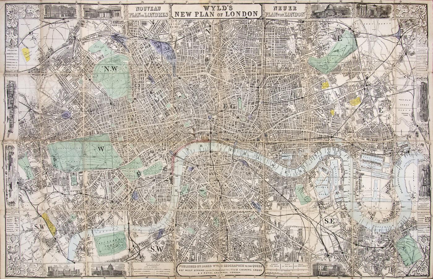 James Wyld - Wyld's New Plan of London.