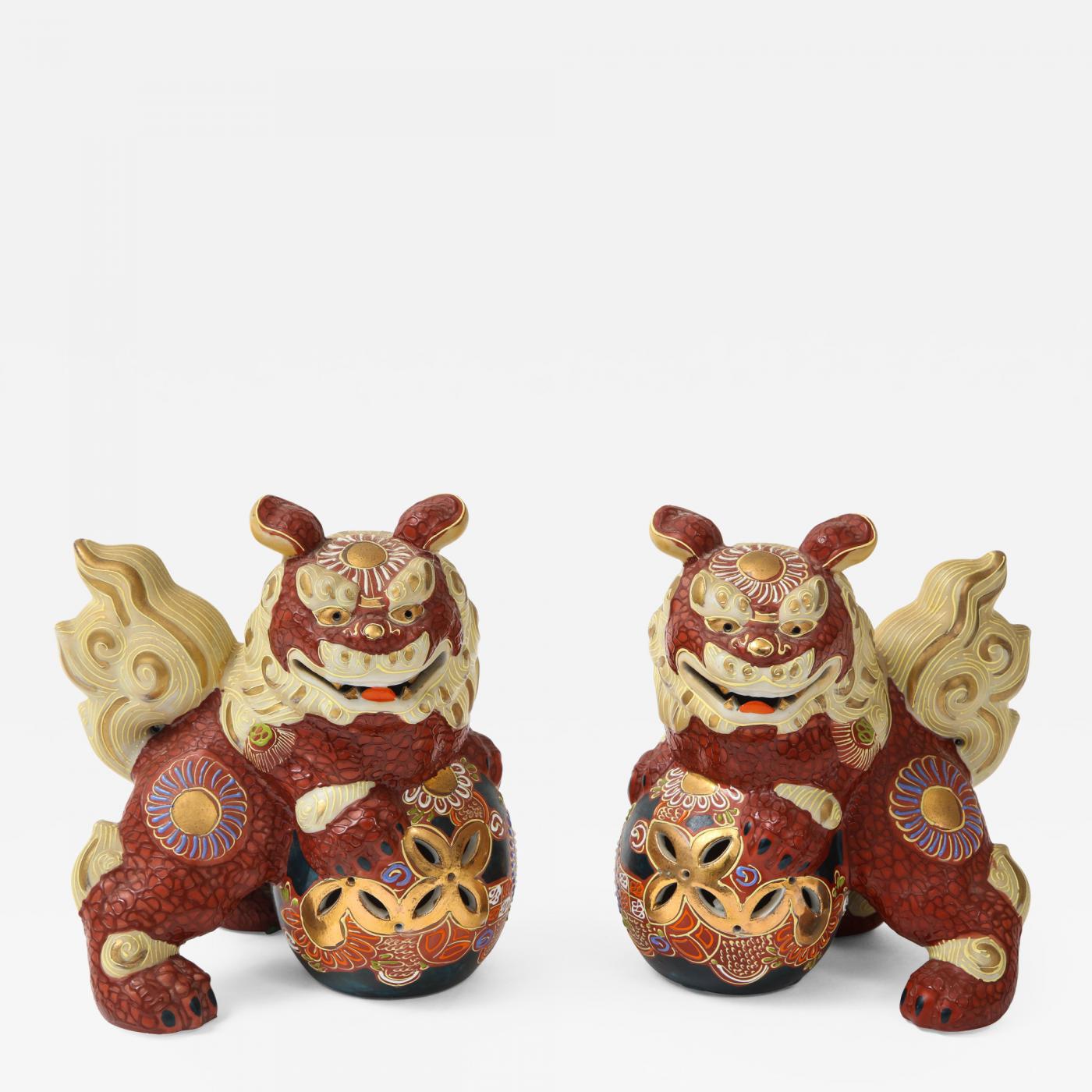 japanese foo dog porcelain