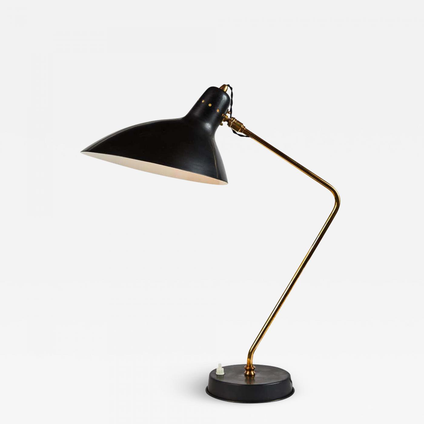 Lampe de bureau vintage années 60 dans le goût de Jean-Boris Lacroix