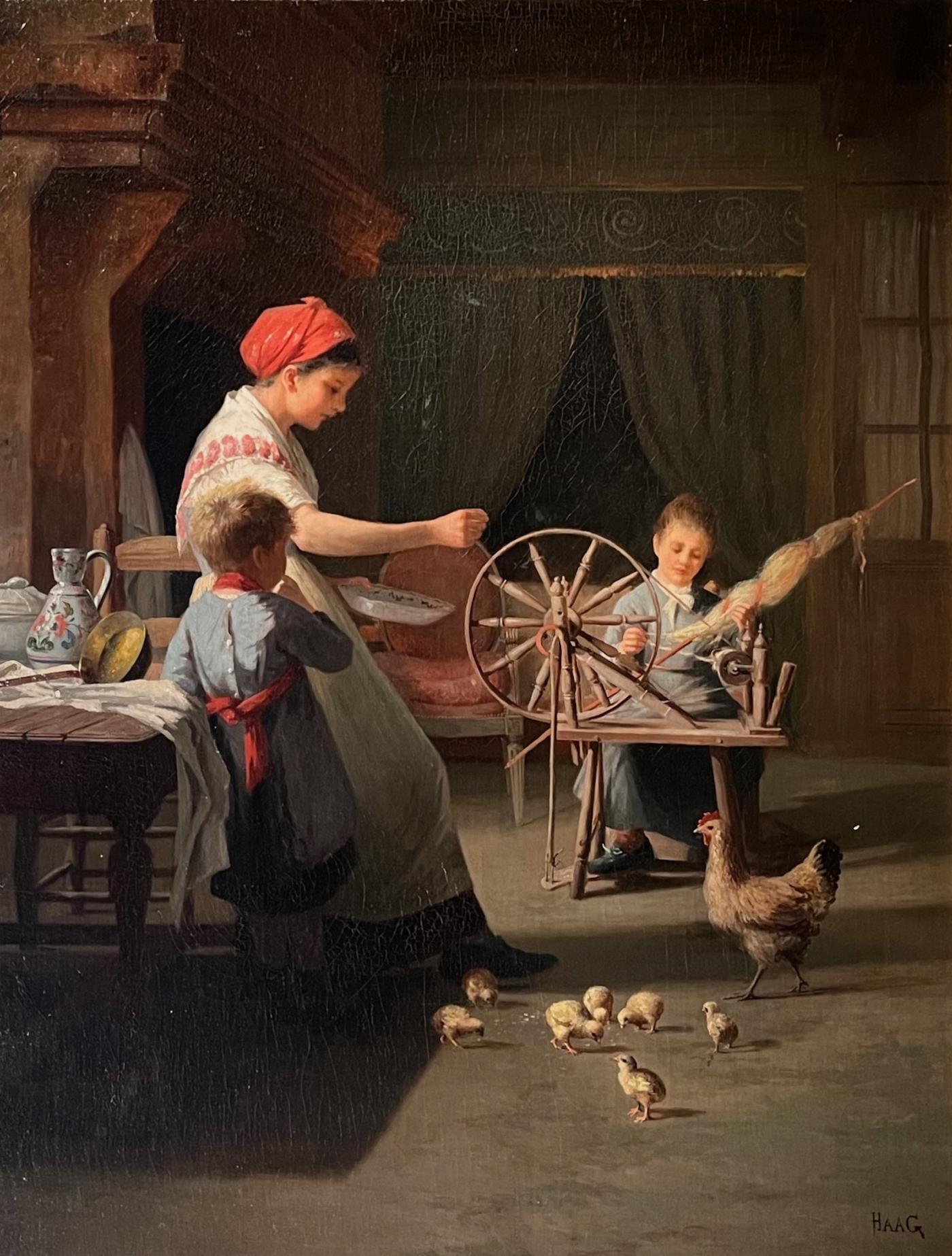 Jean Pierre Haag The Spinning Wheel