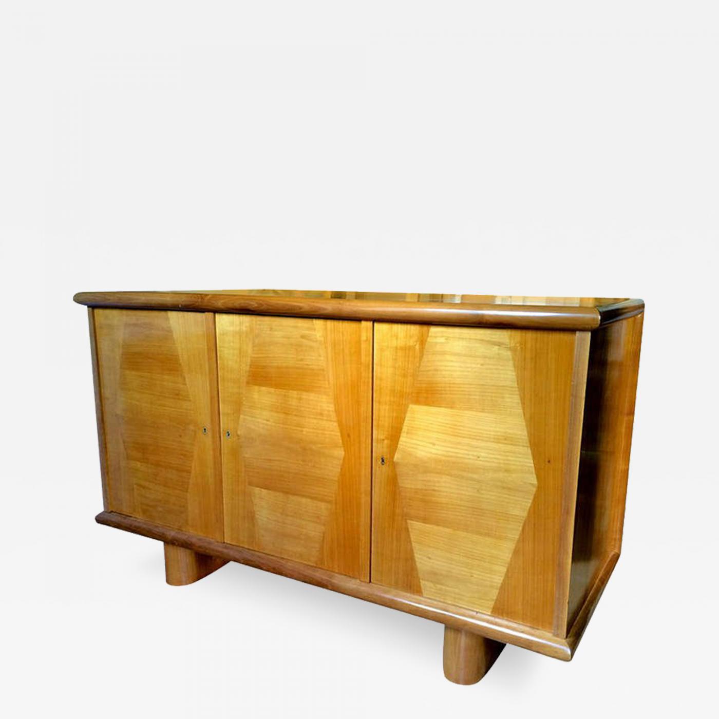 Jean Royère Ashtree Three Door Cabinet With Typical