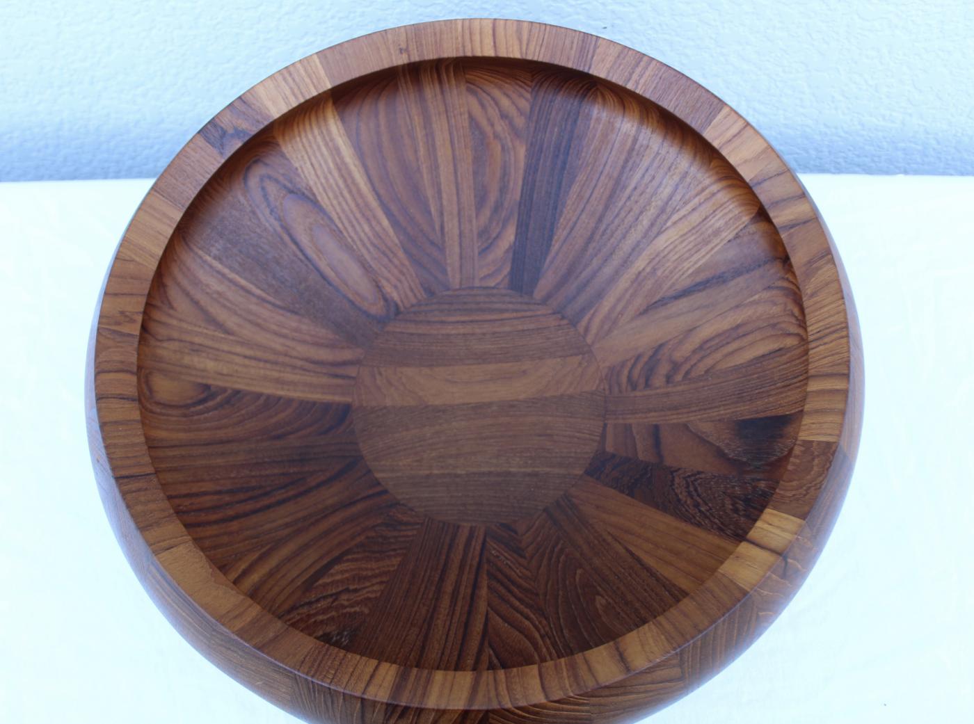 Jens Quistgaard 1960's Jens Quistgaard For Dansk Large Teak Salad Bowl