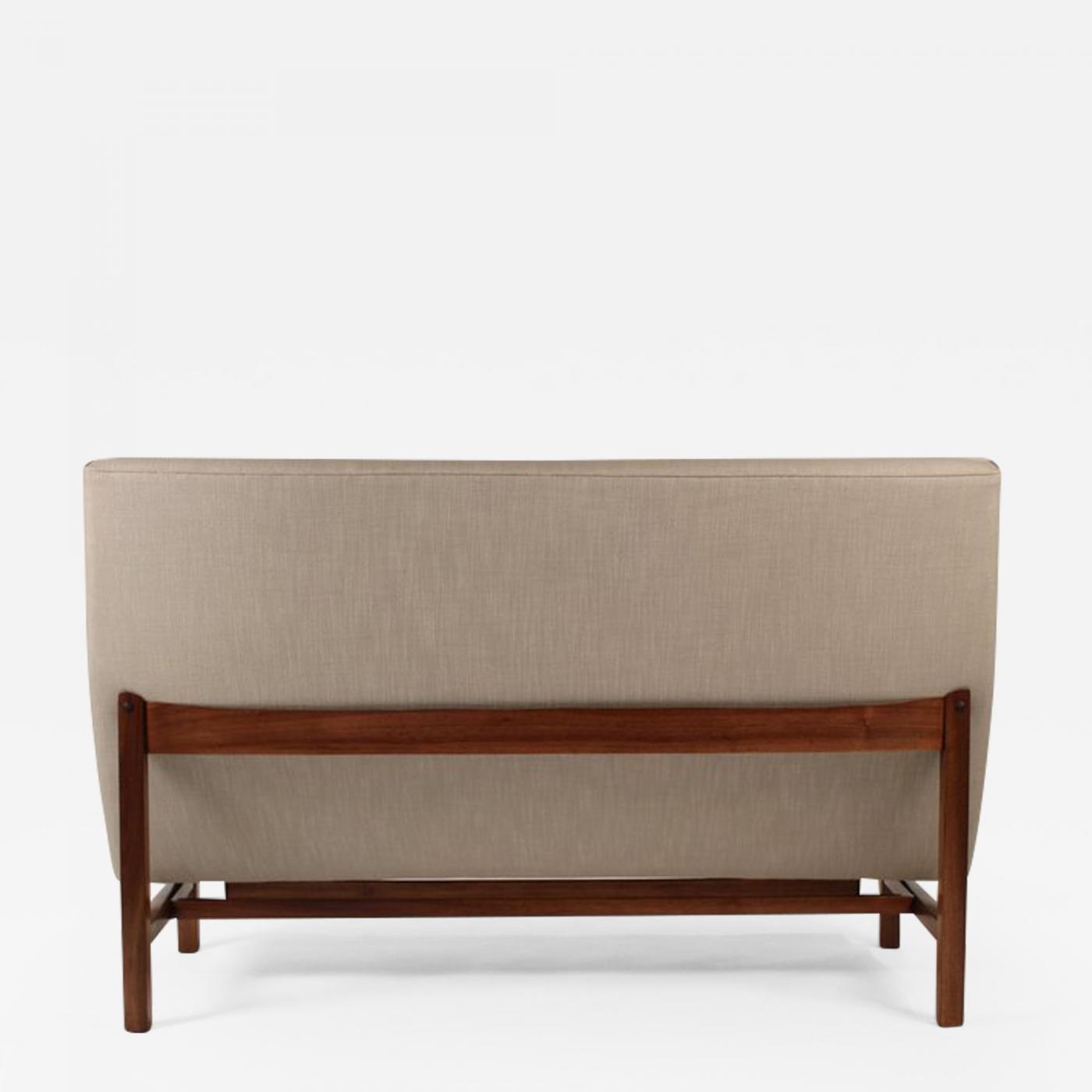 Jens Risom Jens Risom Walnut Settee