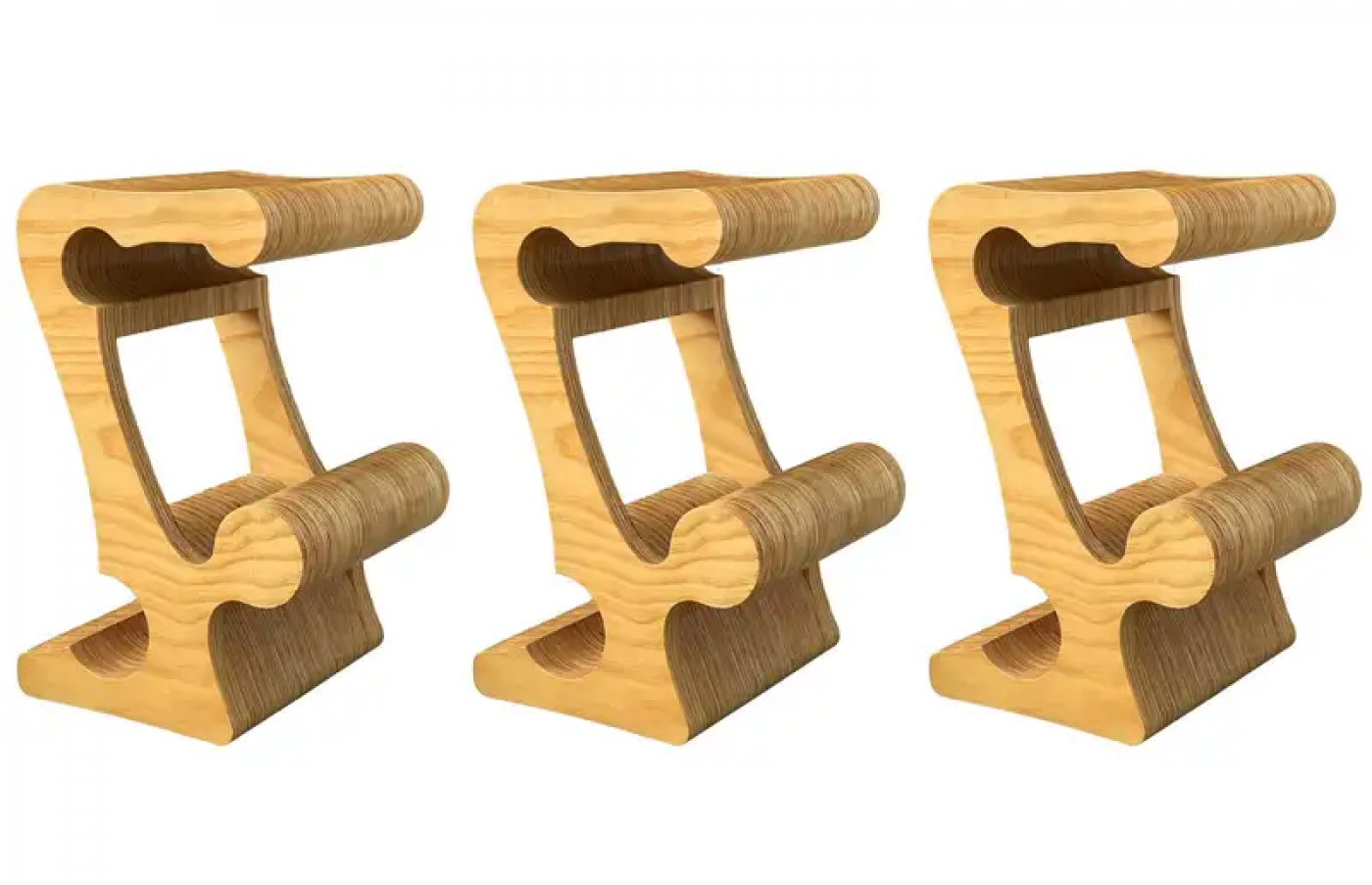 Joe Manus - Mid Century Post Modern Studio Bar Stools by Joe Manus in ...