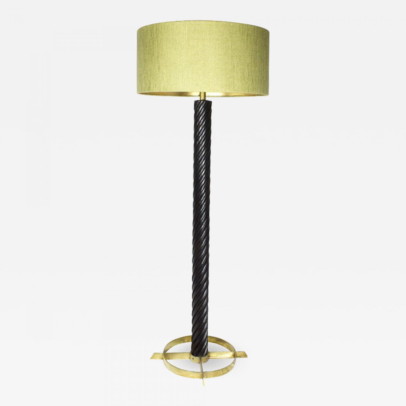 twisted rope floor lamp