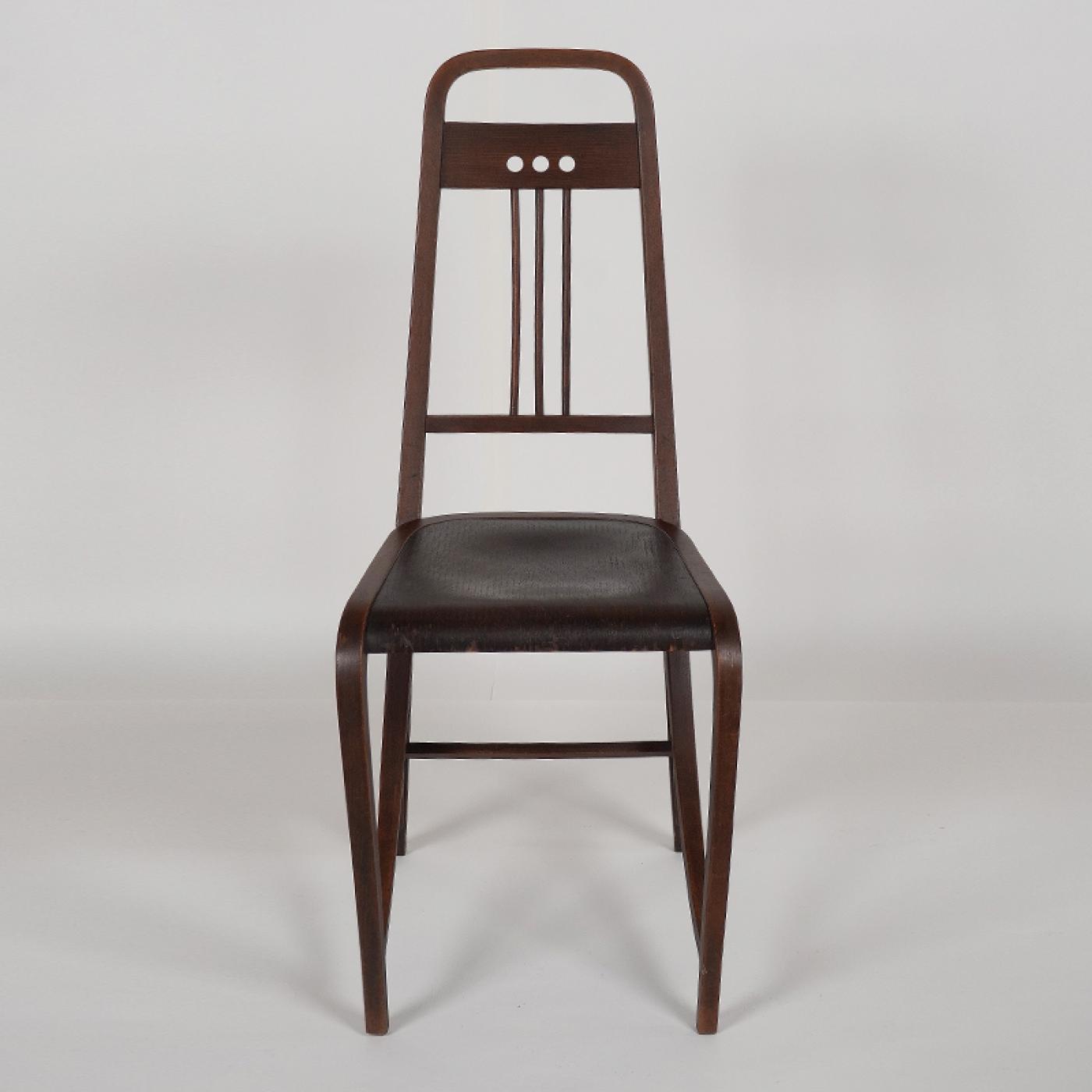 Josef Hoffmann 2 CHAIRS MODEL 511, JOSEF HOFFMANN / (1904)