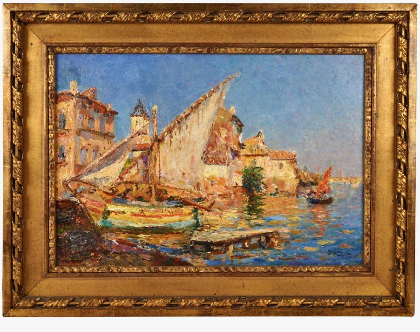 Julien Gustave Gagliardini - French Impressionist Painting by Julien G ...