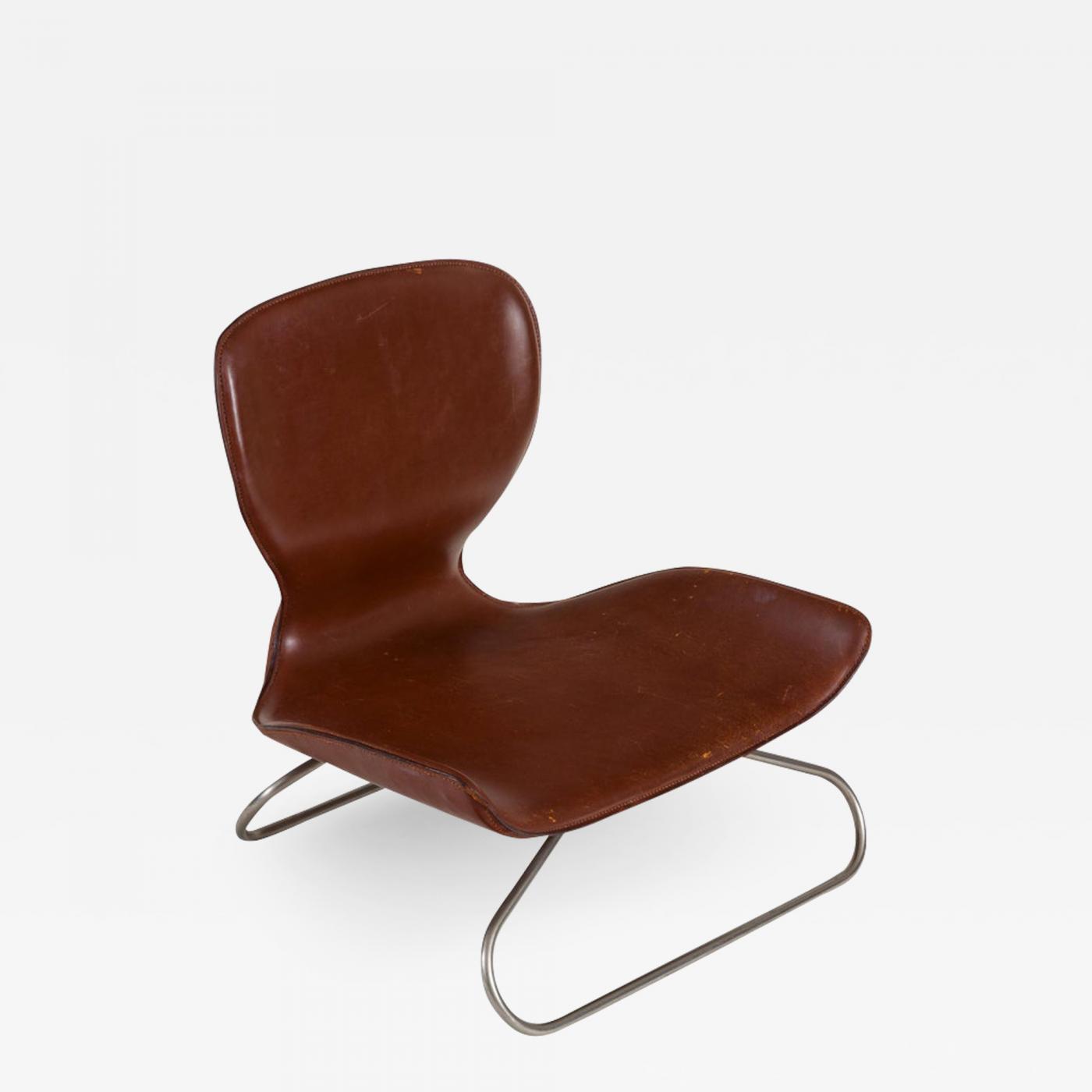 K 3 Low Leather Chair By Kirsten Jones, Low Leather Chair