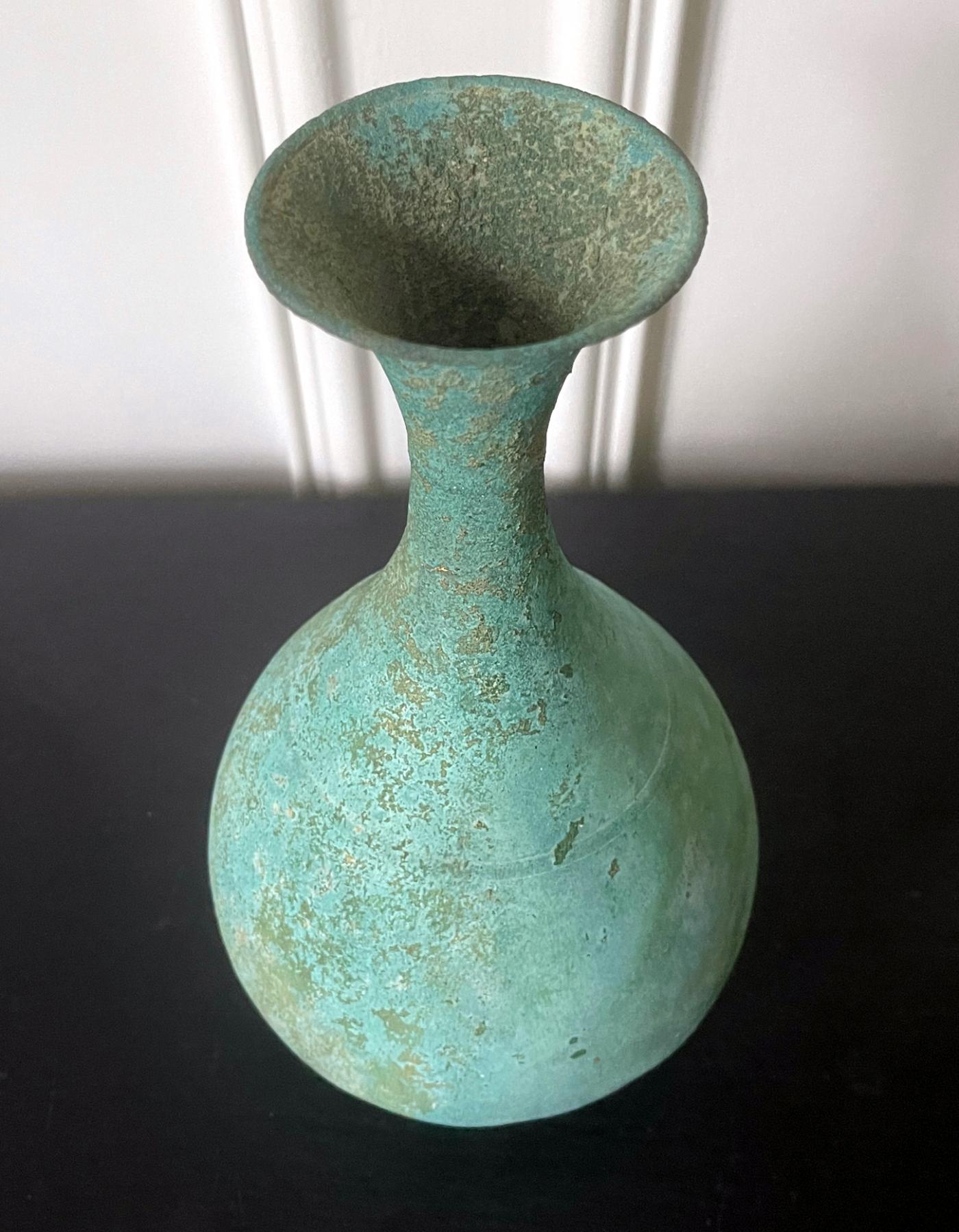 Korean Bronze Bottle Goryeo Dynasty